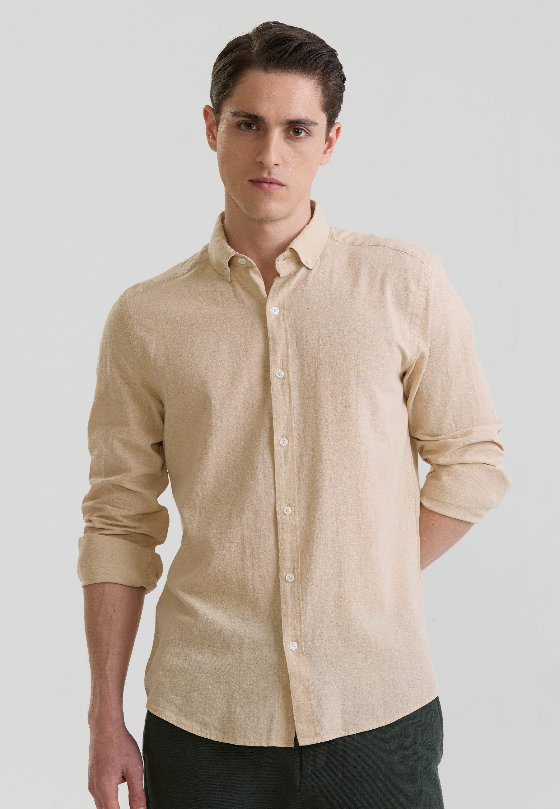 Felix Hardy Langarmhemd Basic Hemd