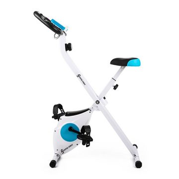 Capital Sports Heimtrainer Azura M1 (1 x X-Bike (Montagesatz), Standfahrrad Heimtrainer Hometrainer Fahrrad klappbar Cardio Fitness