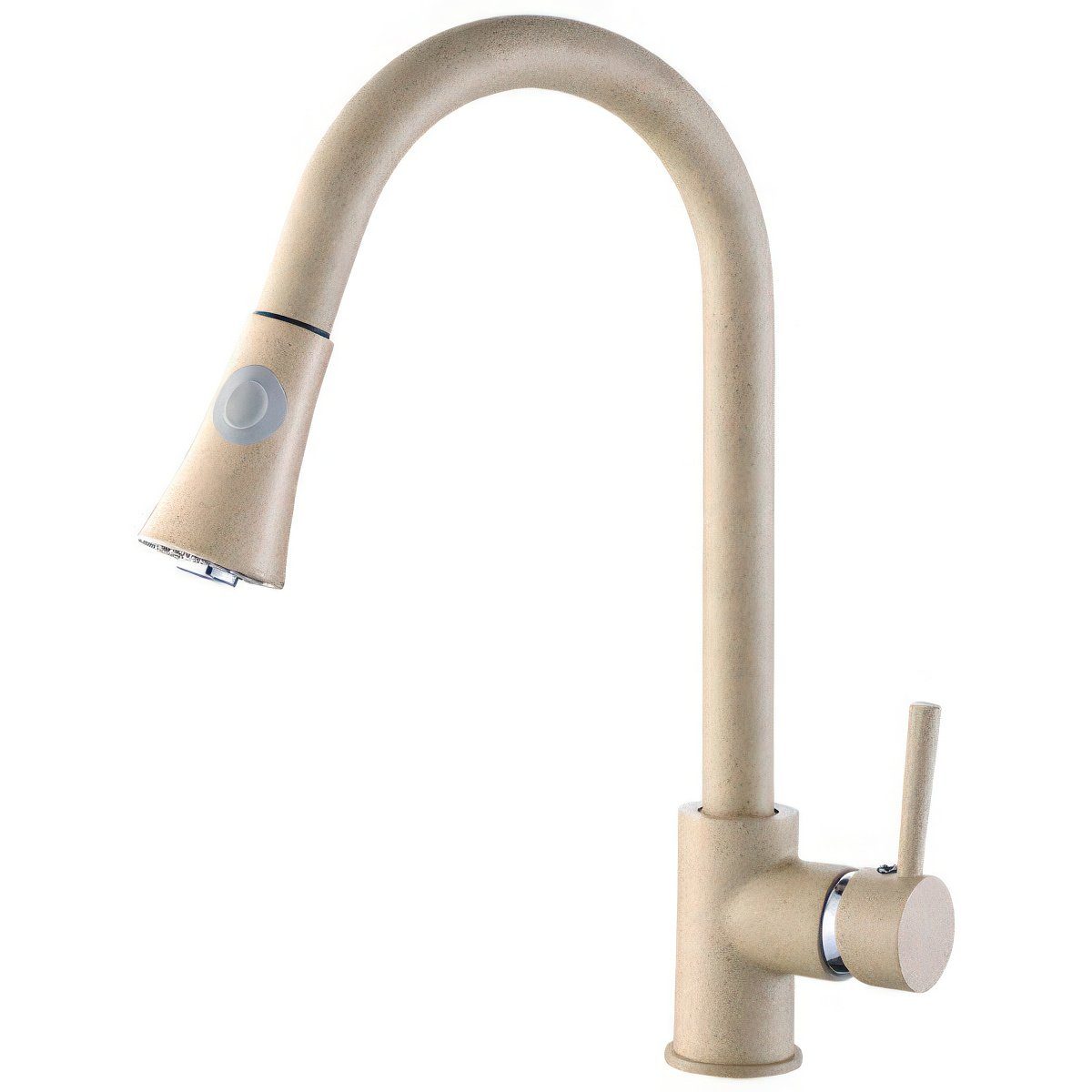 KOLMAN Küchenarmatur DARU Wasserhahn Mischbatterie für Küche in Beige