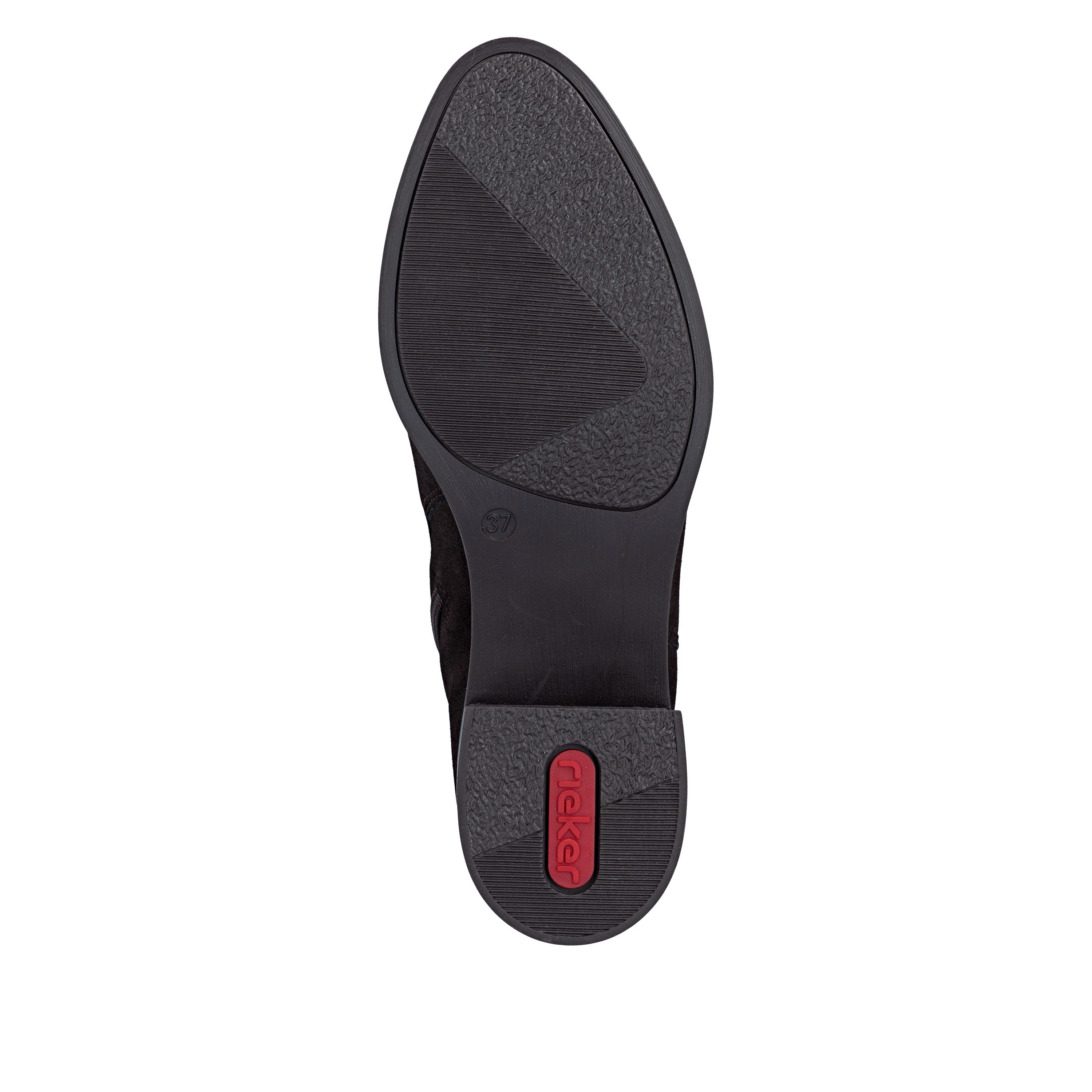 Rieker Chelseaboots Stiefelette, Klassik-Boots, Blockabsatz, mit seitlichem Stretch