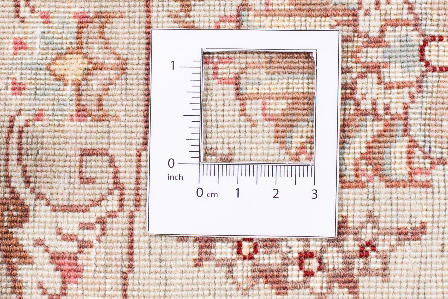 Orientteppich Perser - rund, Höhe: 146 - rund morgenland, beige, Royal - mm, Einzelstück x - 7 Wohnzimmer, Zertifikat Täbriz mit 146 Handgeknüpft, cm