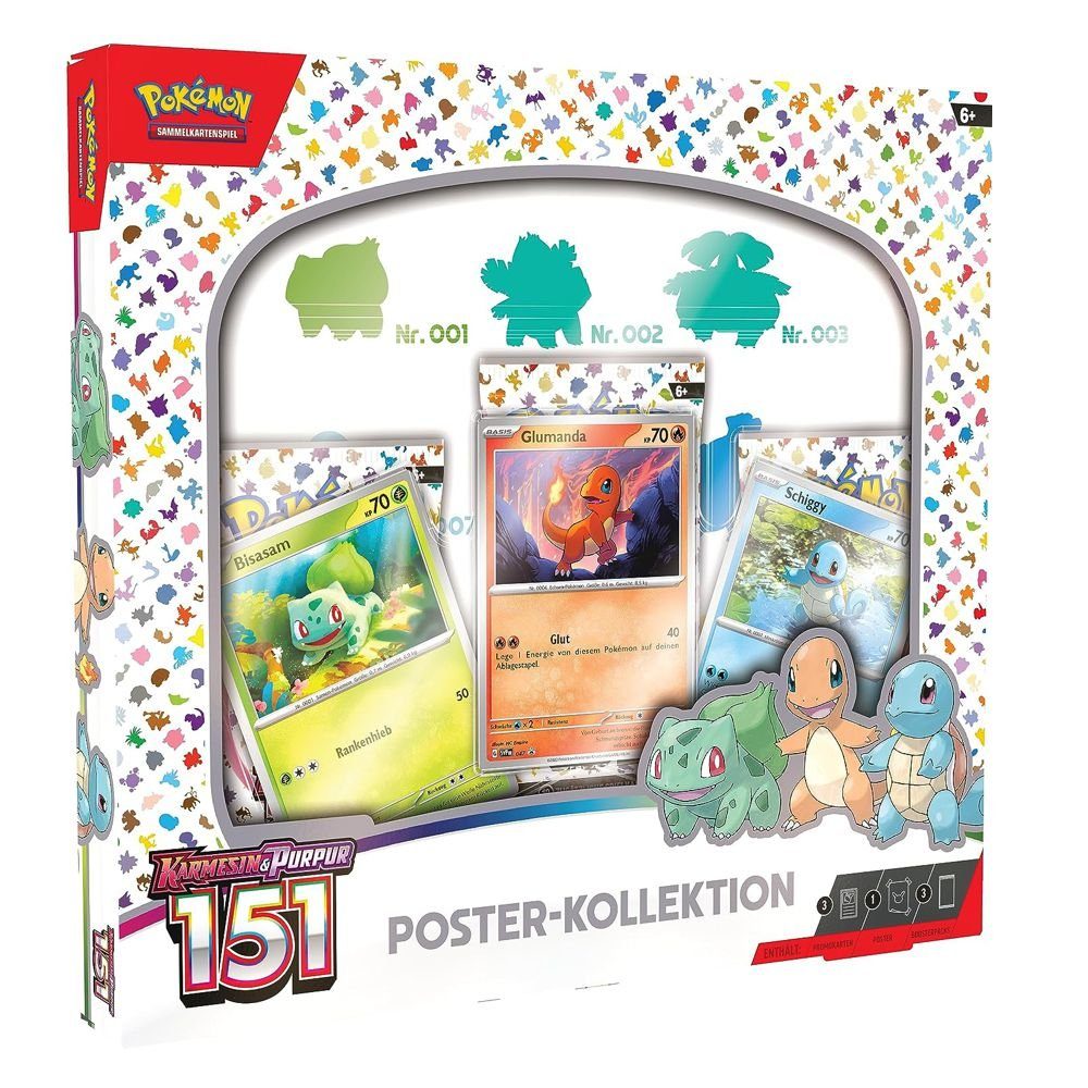 POKÉMON Sammelkarte Poster-Kollektion Pokemon Karmesin & Purpur Sammel-Karten deutsch