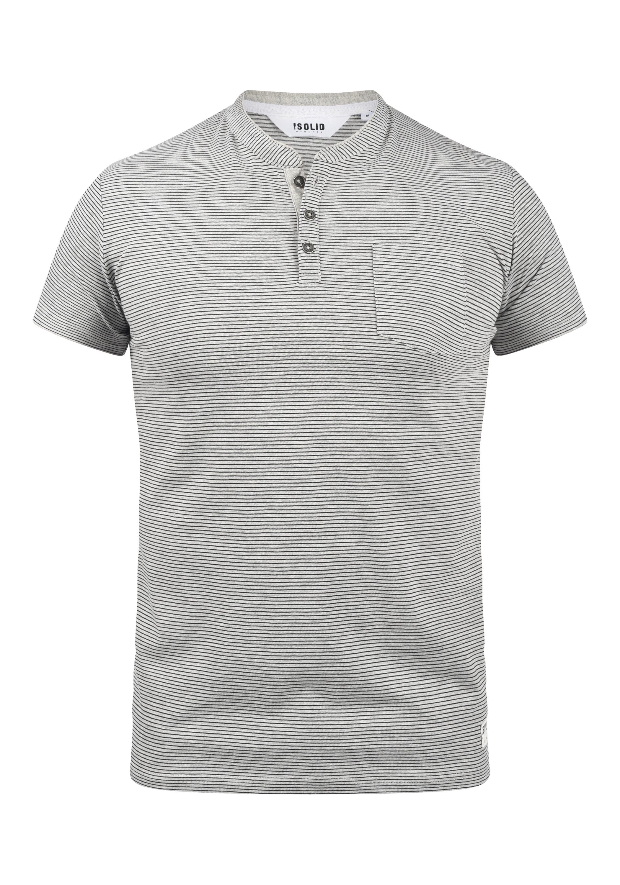!Solid Rundhalsshirt SDAlfi T-Shirt Light Grey Melange (8242)