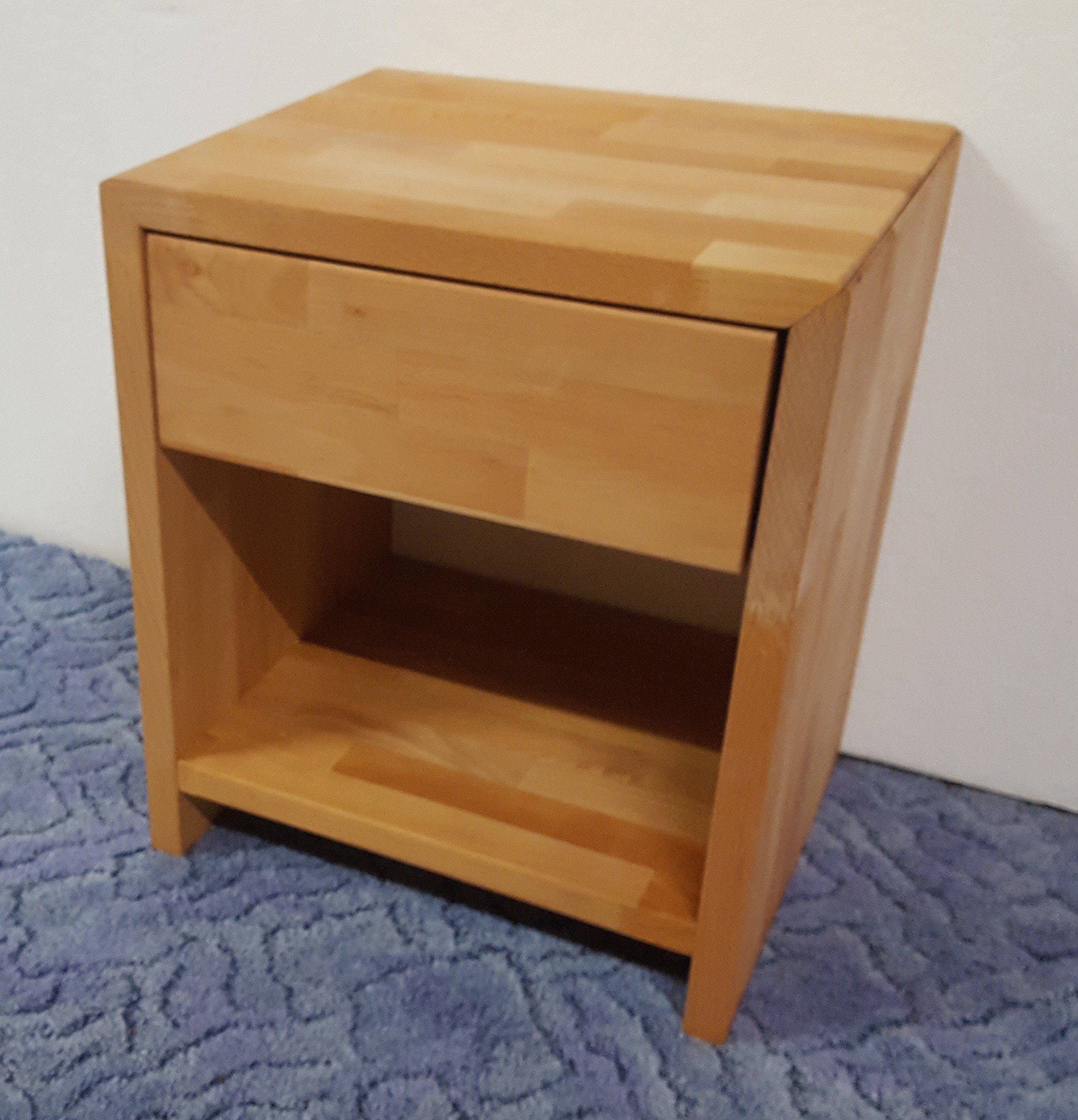 bv-vertrieb Nachtschrank Nachtkonsole Kernbuche Nachtschrank Nachttisch günstig online kaufen