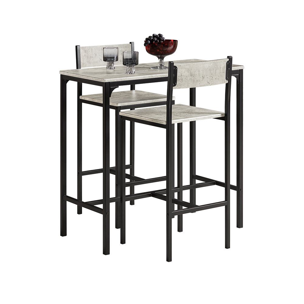 SoBuy Bartisch OGT03, Bartisch Set 3-teilig günstig online kaufen