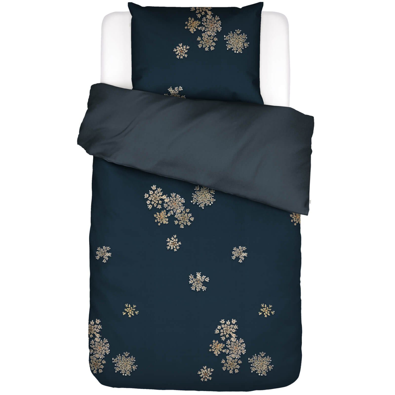 Essenza Bettwäsche Lauren Indigo Blue, Satin, günstig online kaufen