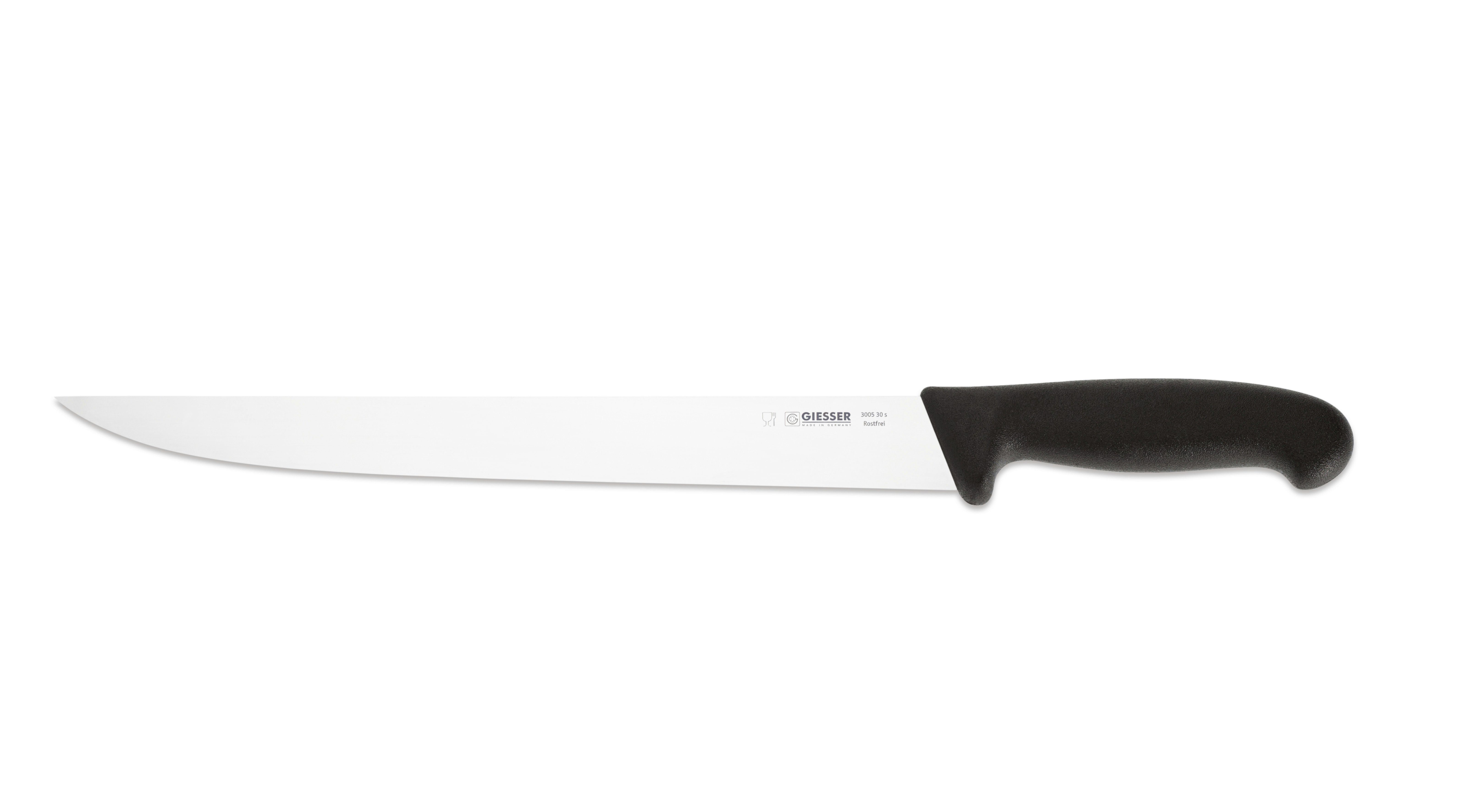 GIESSER Ausbeinmesser Stechmesser 3005 13-30, starke, gerade Klinge, Ideal für Fleischer, Fleischermesser