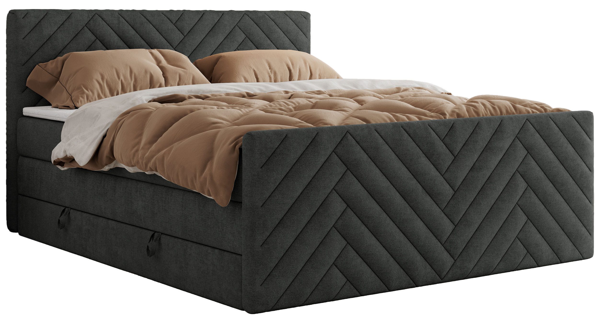 MKS MÖBEL Boxspringbett PARIS KING DUO günstig online kaufen