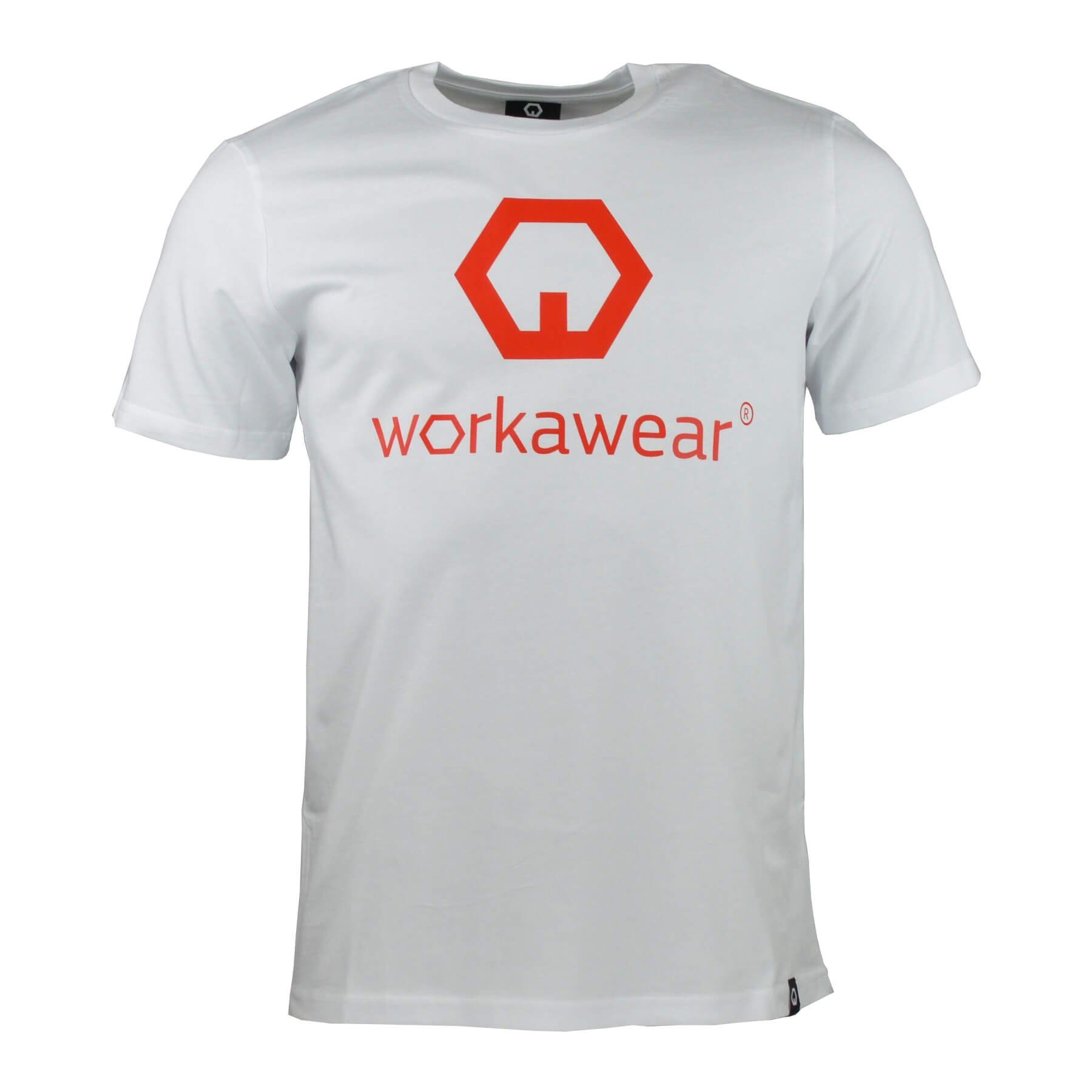 workawear T-Shirt Nachhaltig Basic T-Shirt 100% Bio Baumwolle weiß, Organic Cotton