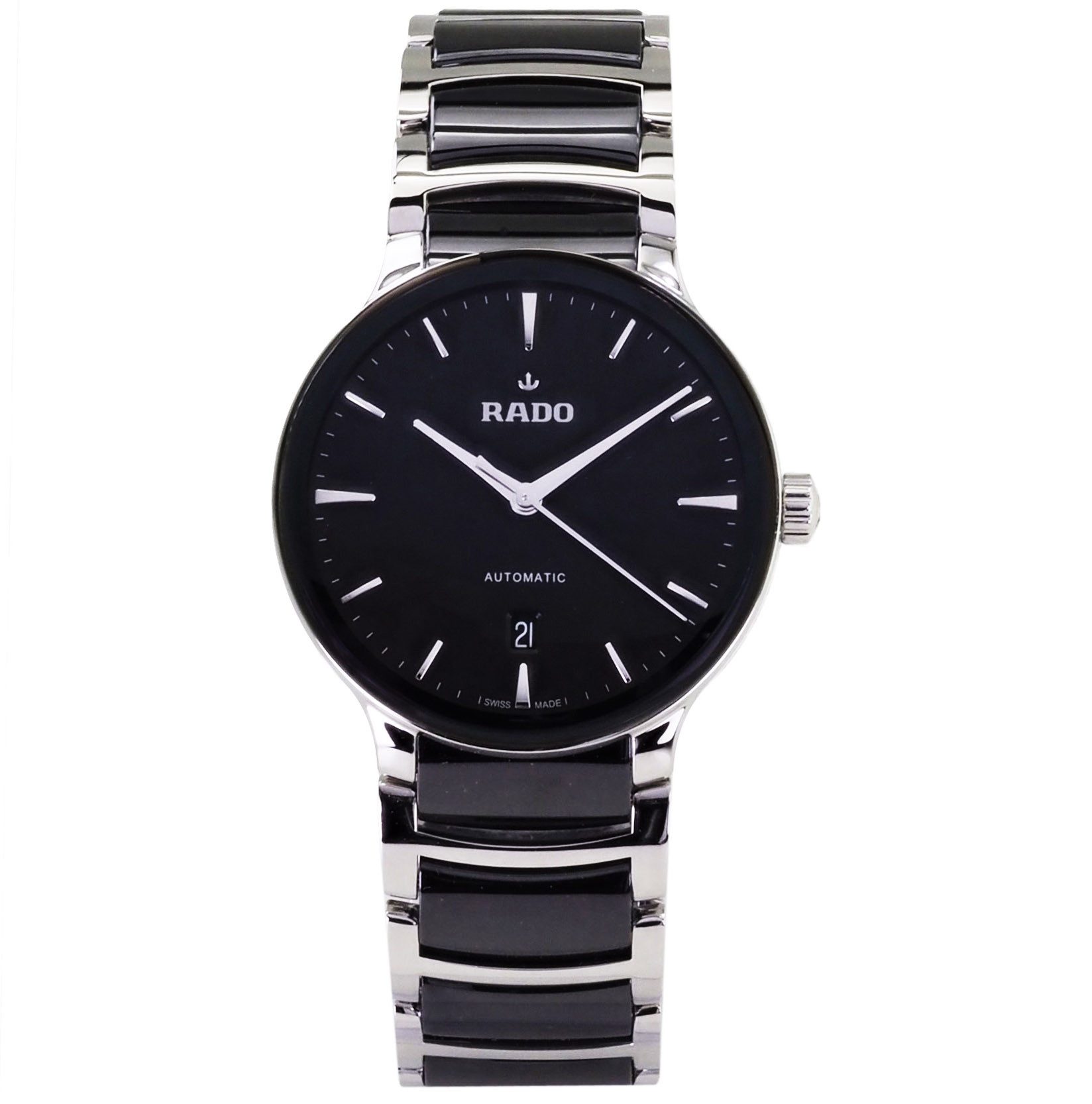 Rado Automatikuhr Herren Uhr R30018152 Centrix Swiss Made Ø 39,5 mm