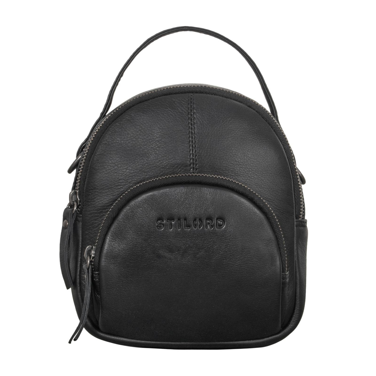 STILORD Cityrucksack "Polina" Frauen Mini Daypack Leder