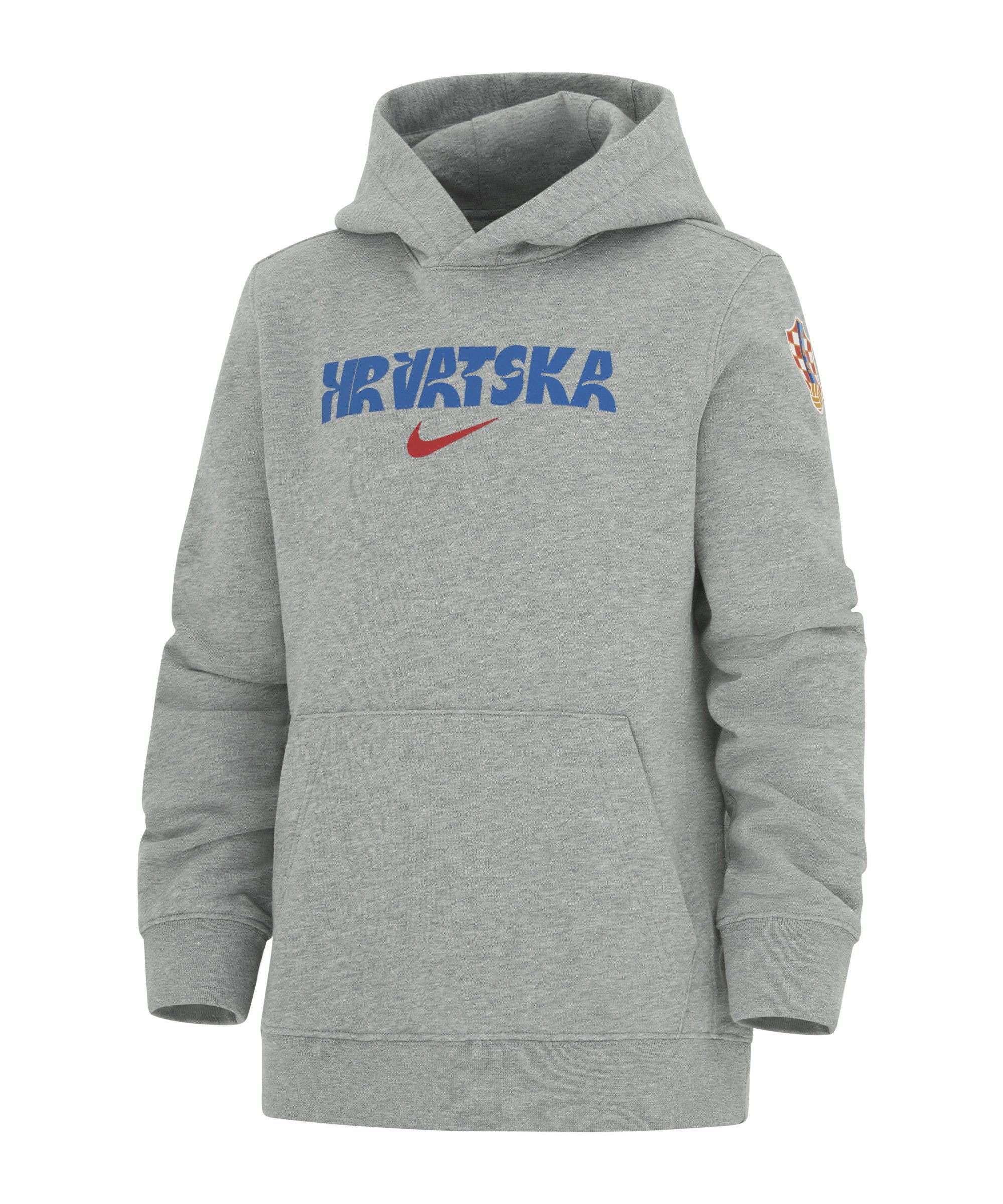 Nike Sweatshirt Kroatien Club Hoody EM 2024 Kids