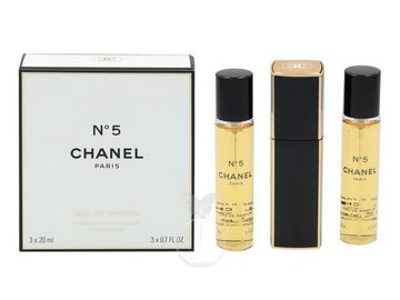 CHANEL Eau de Parfum Chanel No 5 Eau de Parfum Twist and Spray 3 x 20 ml mit Zerstäuber