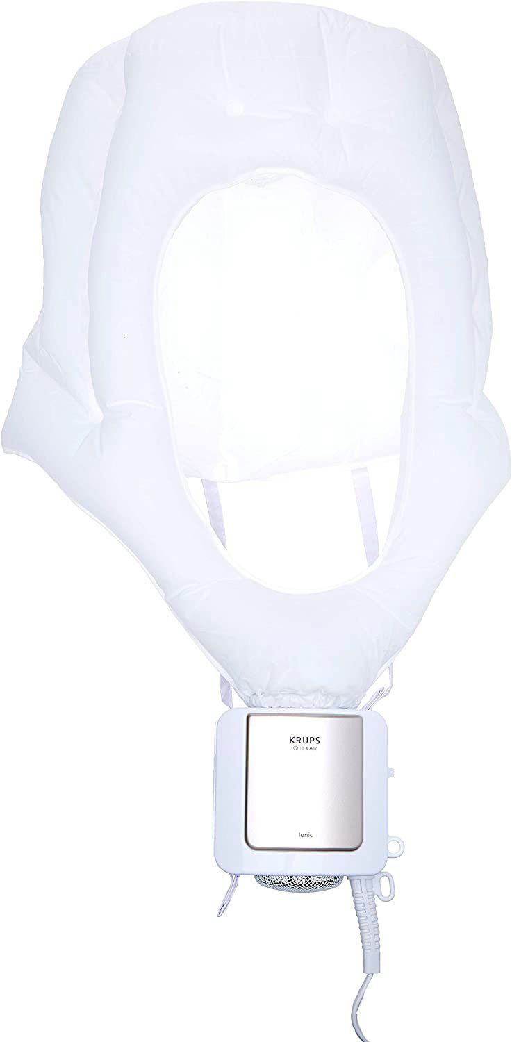 Krups Haartrockenhaube 2 Temperaturstufen, Kaltluft-Funktion, für voluminöses Haar, 600 W, langes Kabel, inkl. Aufbewahrungstasche, 600 Watt, weiß, CF6000N1 – Bild 4 von 5
