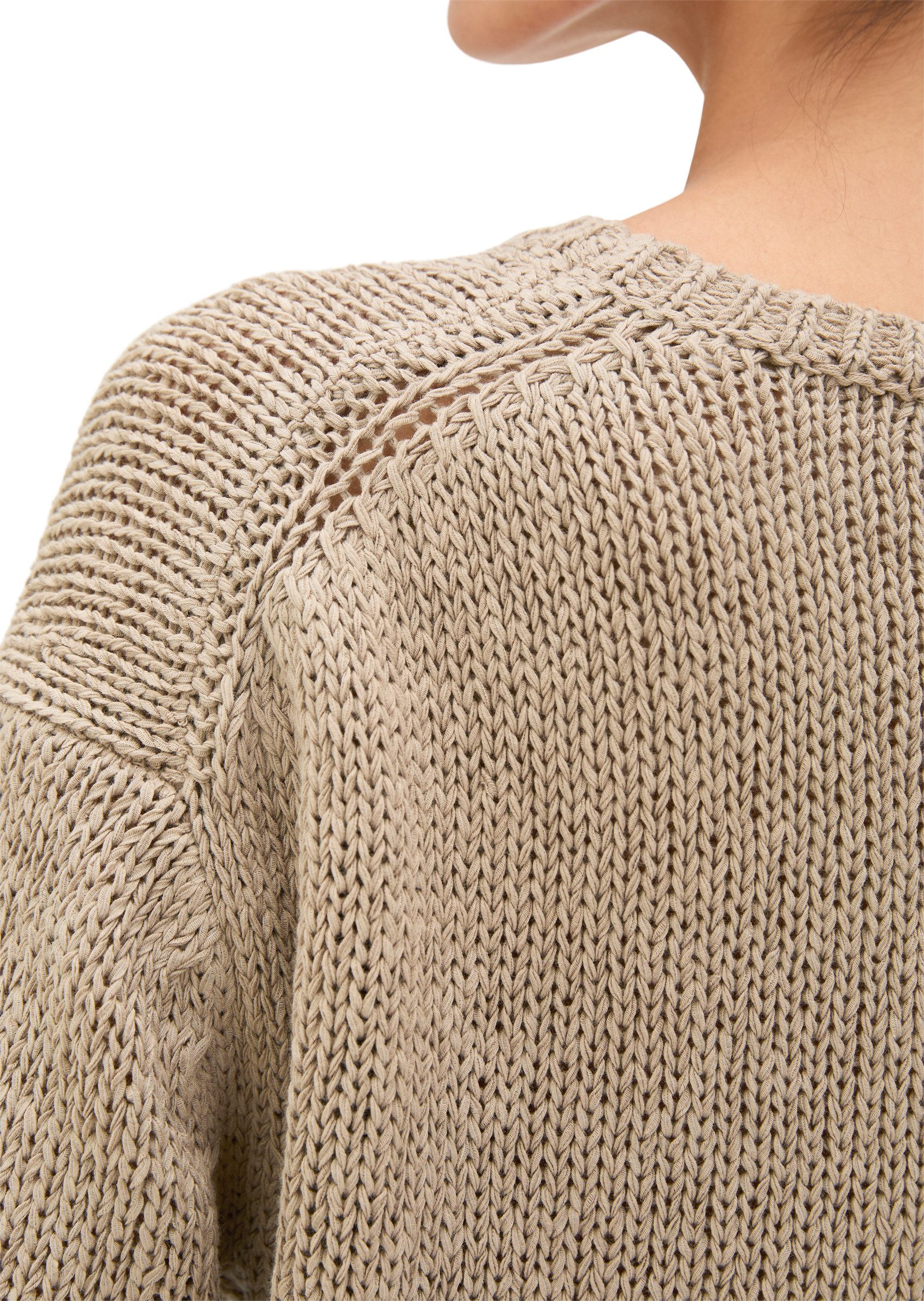 Marc O'Polo Kurzarmpullover loose aus Organic Cotton-Mix – Bild 3 von 5
