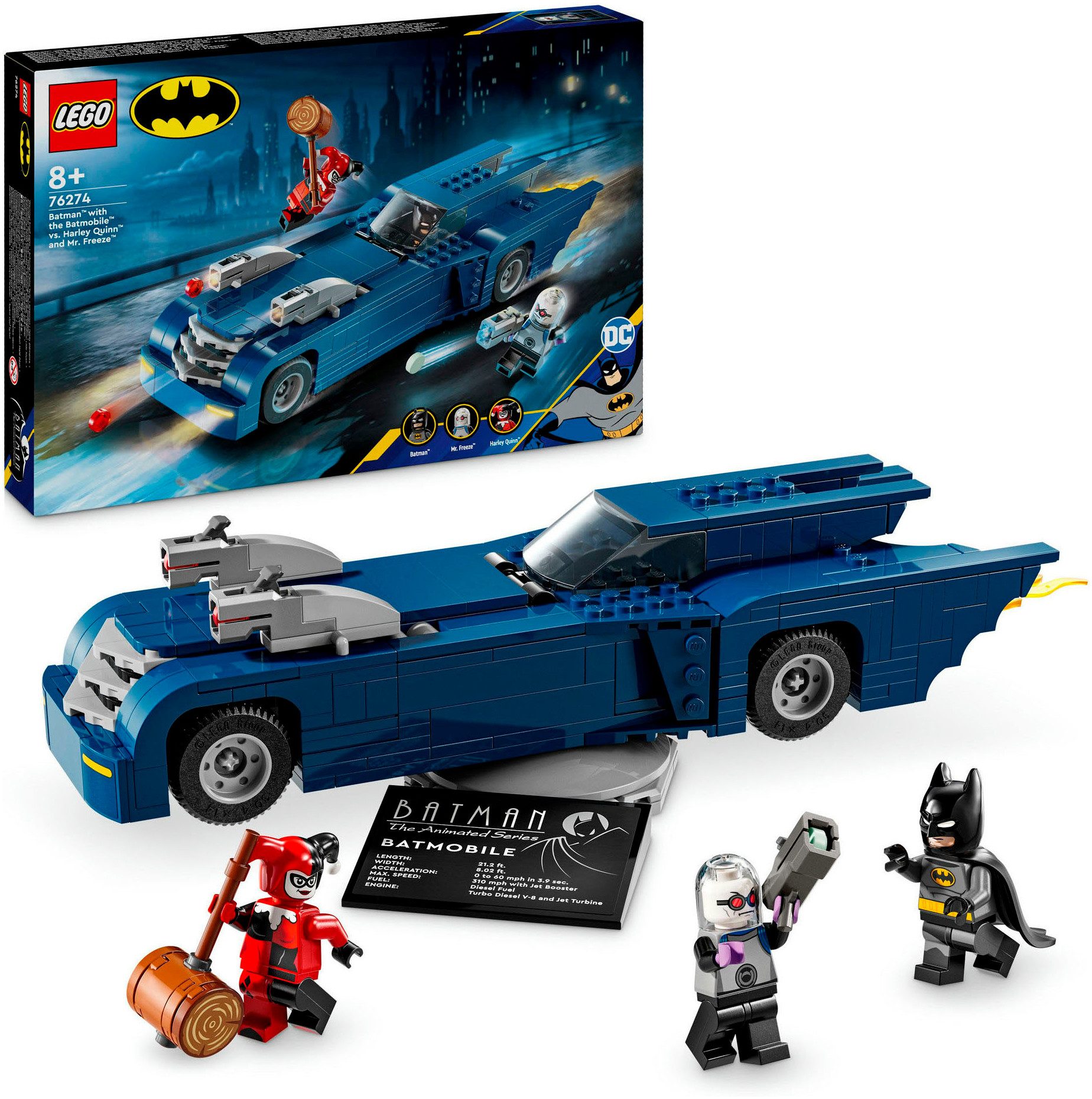 LEGO® Batman™ im Batmobil™ vs. Harley Quinn™ und Mr. Freeze™ (76274) Konstr günstig online kaufen