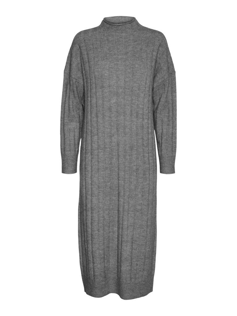 Vero Moda Cocktailkleid VMWILLA LS FUNNELNECK 7/8 DRESS GA Medium Grey Mela günstig online kaufen