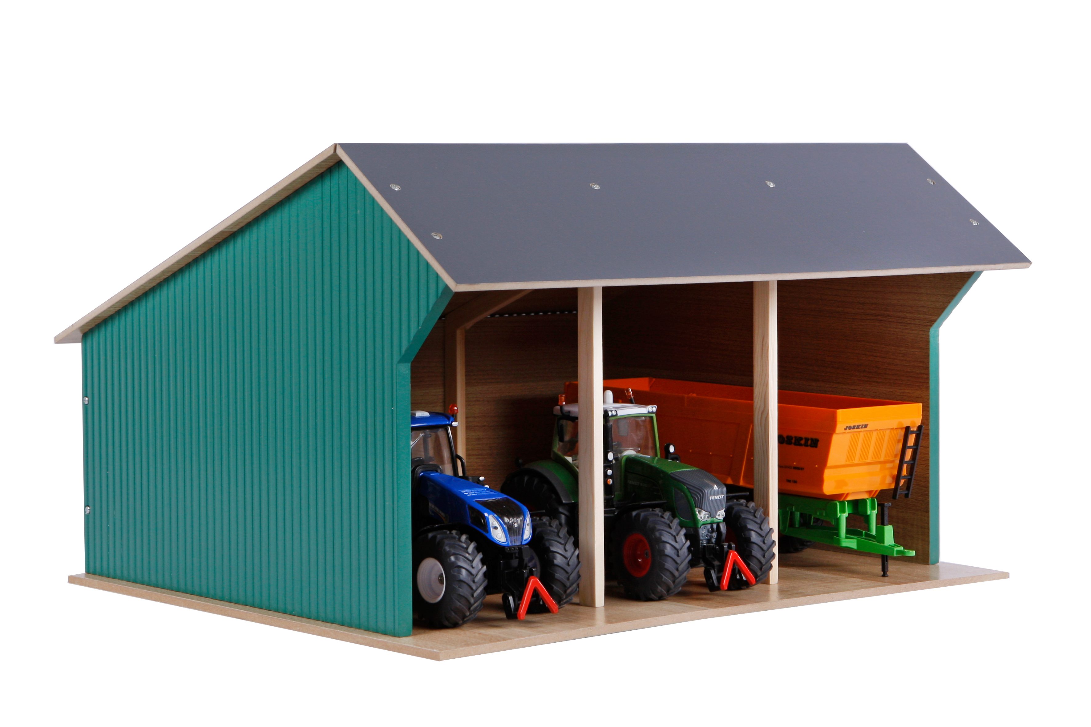 Kids Globe Spielwelt Kids Globe Fahrzeugschuppen 1:32 für bis zu 3 Fahrzeug günstig online kaufen