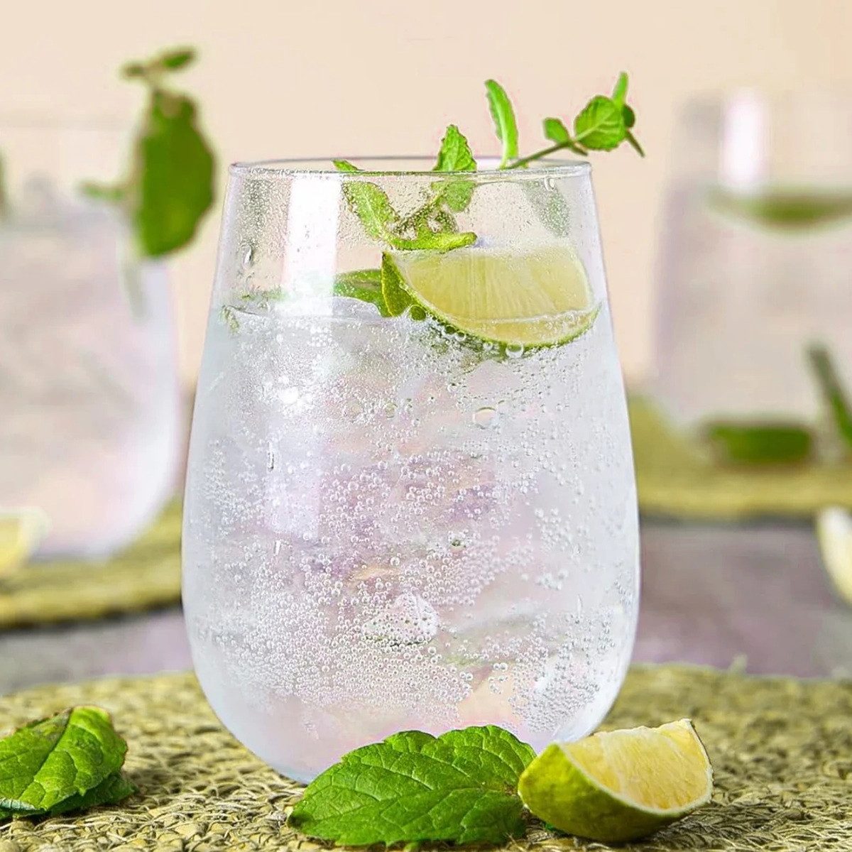 LAV Gläser-Set Gaia 3 teilig, 590 ml, elegantes Design - langlebig & robust, 3-tlg., Glas, 3-teilig, 590 ml