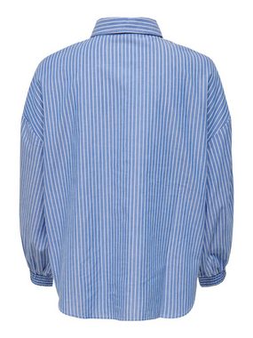 ONLY Blusenshirt Hemd Gestreifte Langarm Bluse 7485 in Blau