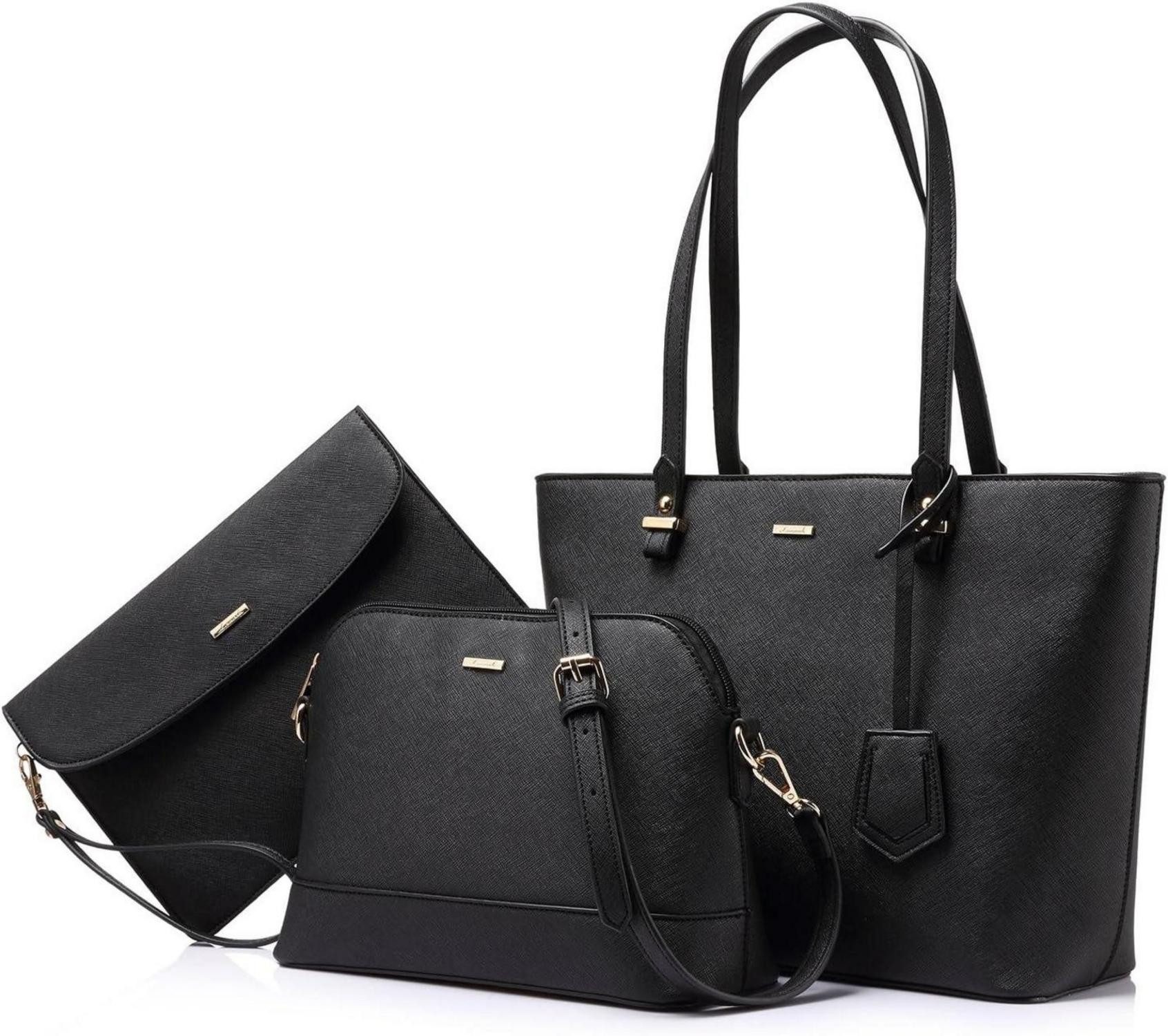 LuxusKollektion Schultertasche Handtasche Damen Blau Leder günstig online kaufen