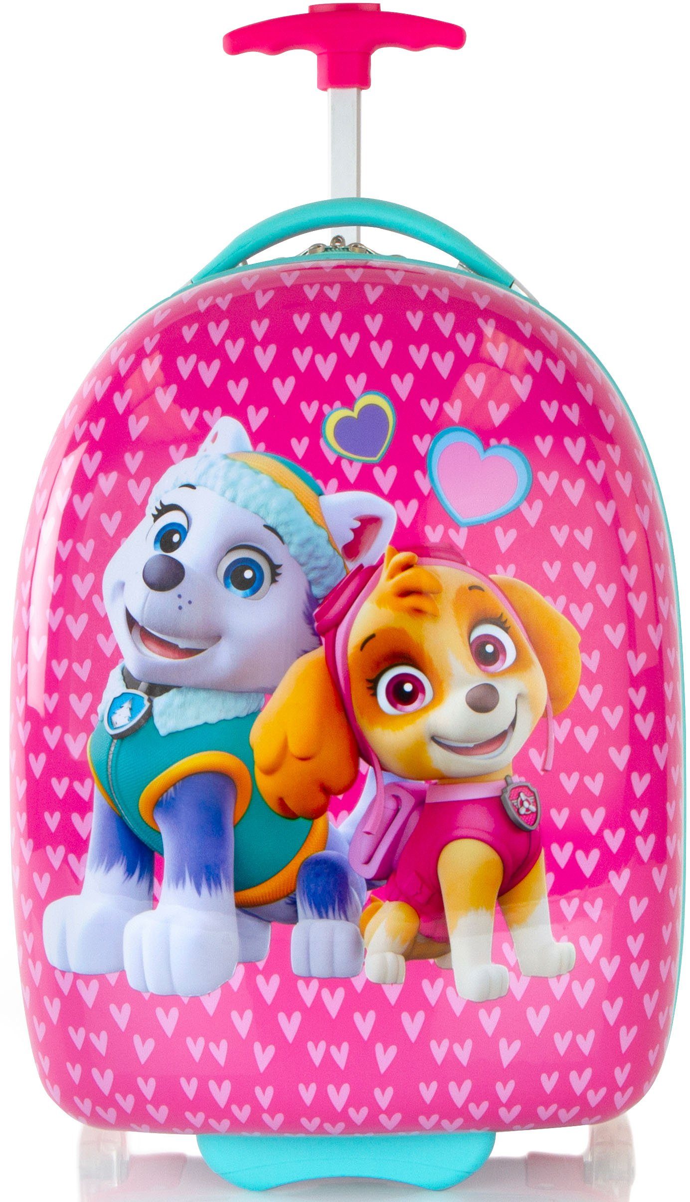 Heys Kinderkoffer Paw Patrol, Rosa, 2 Rollen, Heys x Joachim Llambi Kindertrolley Kinder Reisegepäck