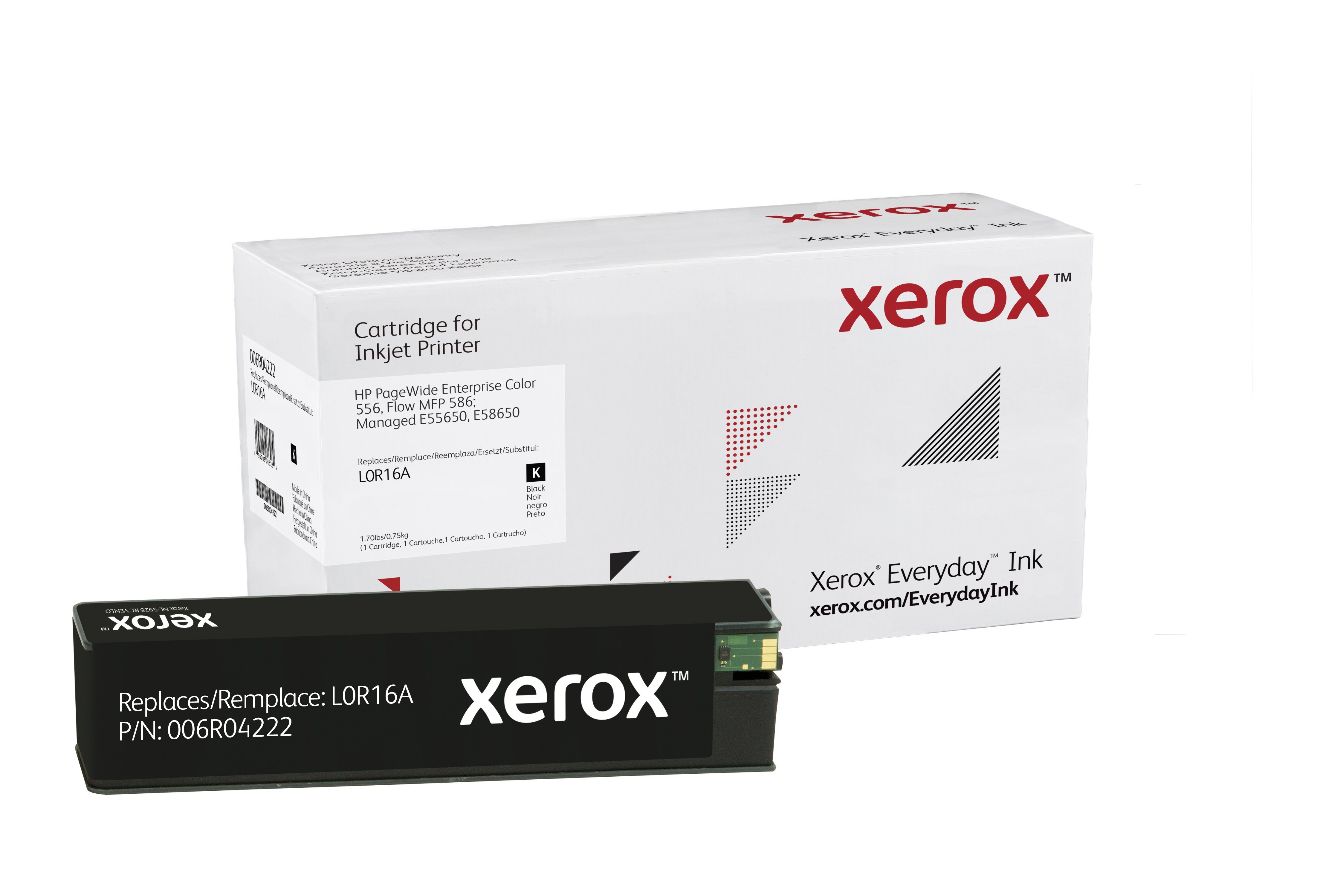 Xerox Tonerpatrone Schwarz HP L0R16A Everyday PageWide-cartridge mit kompatibel