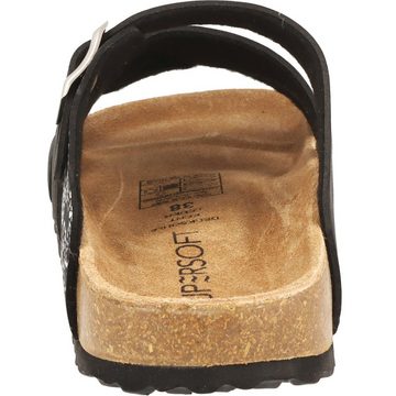 SUPERSOFT 274-147 Damen Hausschuhe Lederfußbett Sandale Pantolette verstellbar, gepolstert