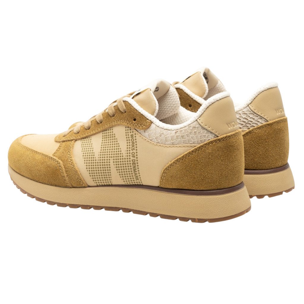 WODEN Ronja (Leder/Textil) beige/khaki Damen Sneaker