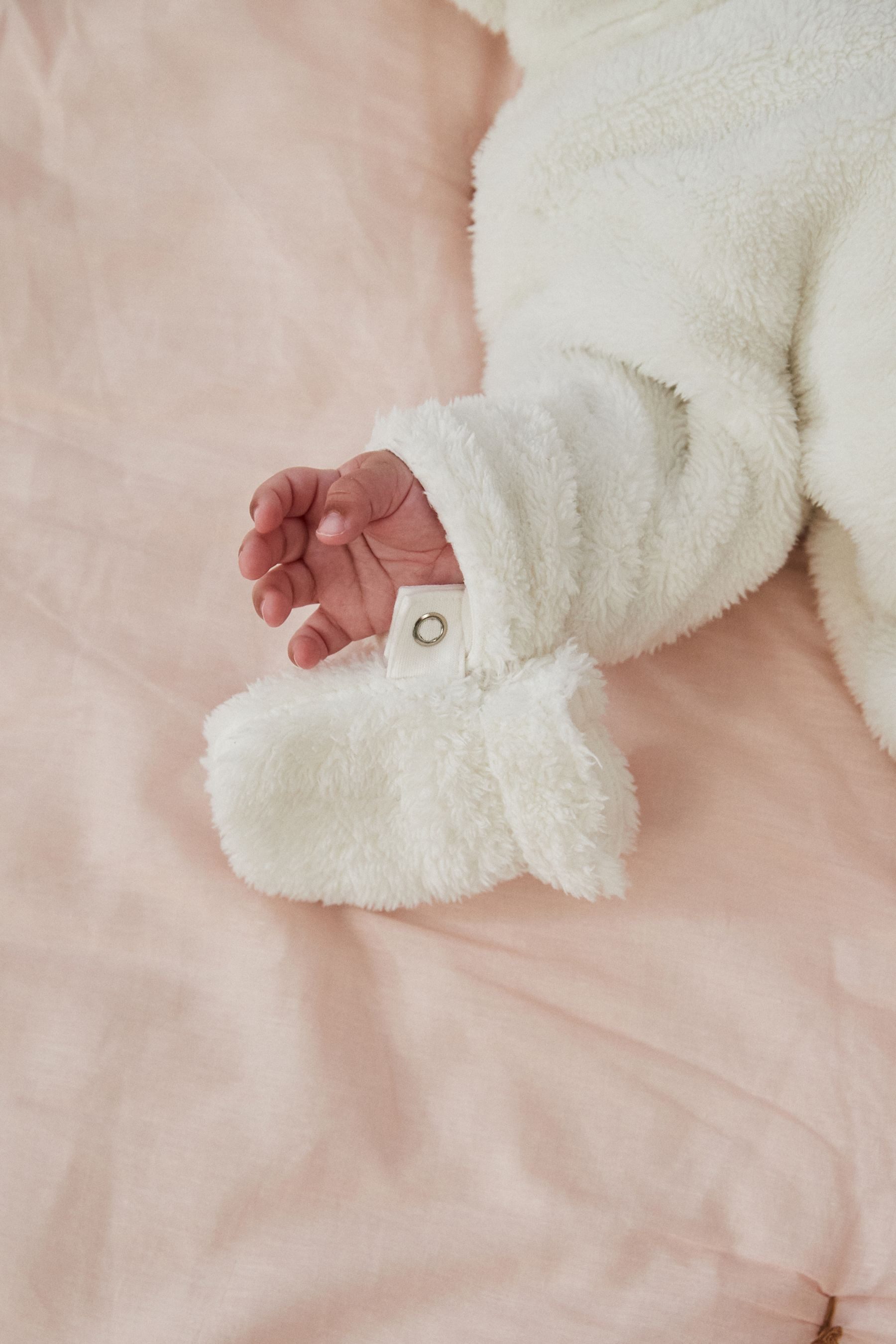 Next Fleeceoverall Weicher Baby Fleece-Einteiler mit Kapuze (1-tlg)