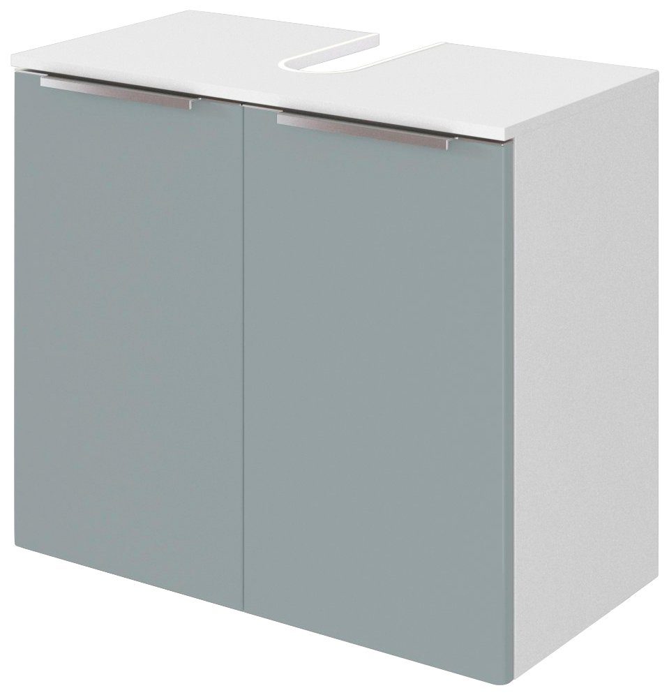 welltime Waschbeckenunterschrank Matera Breite 60 cm, mit hochwertigen matten MDF-Fronten