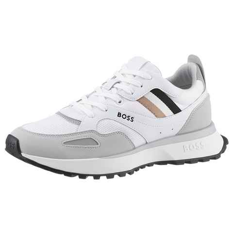 BOSS Jonah_Runn Sneaker mit BOSS-Markenlabel, Freizeitschuh, Halbschuh, Schnürschuh