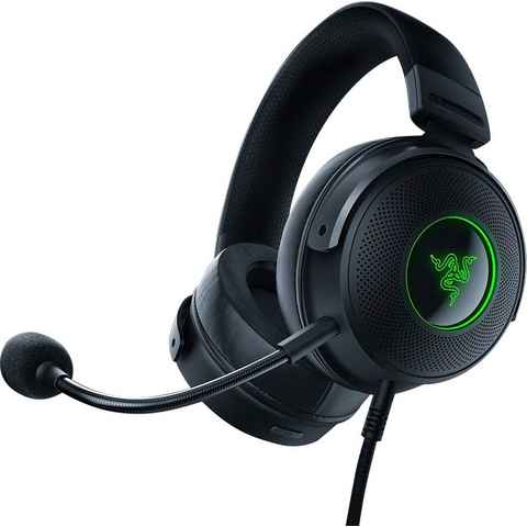 RAZER Kraken V3 Hypersense Gaming-Headset (Mikrofon abnehmbar, Rauschunterdrückung)