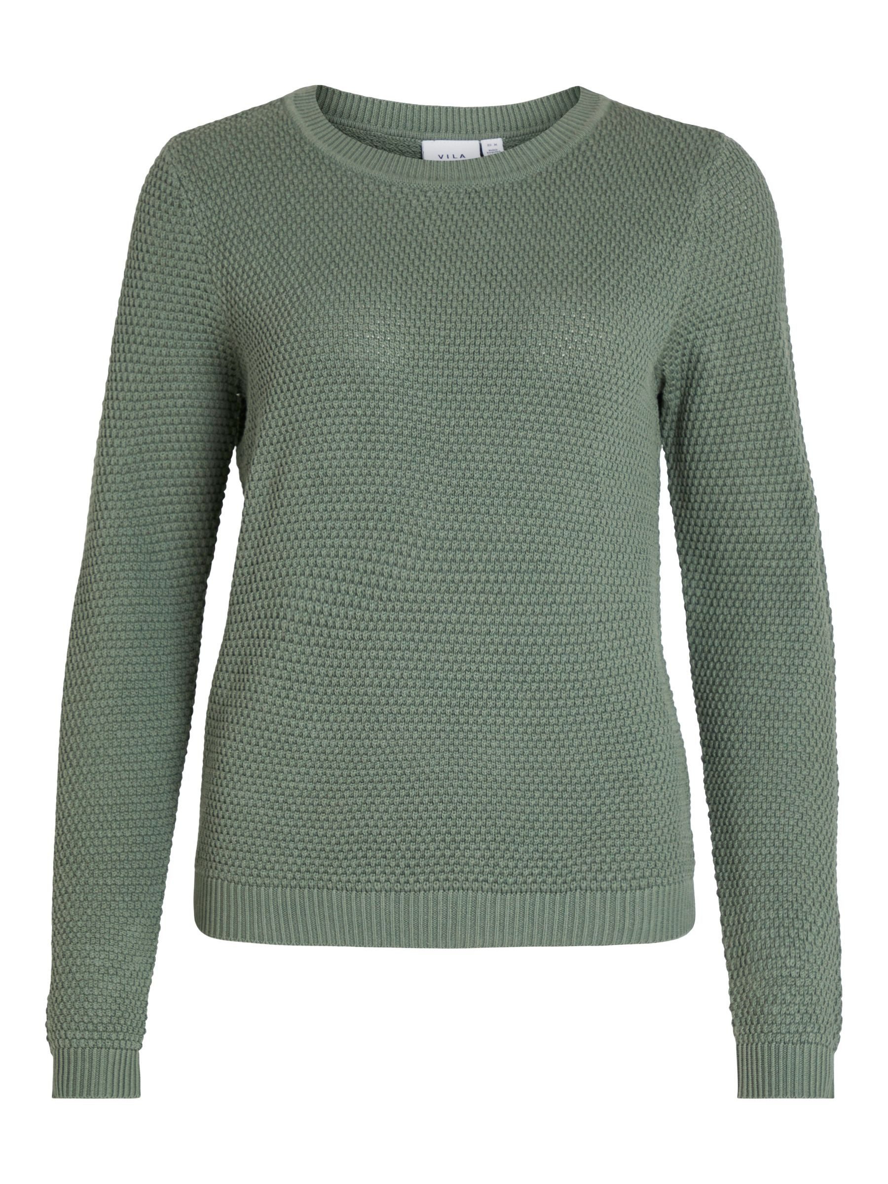 Vila Strickpullover Struktur Strickpullover Kuscheliger Design günstig online kaufen