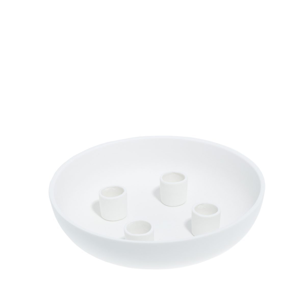 Storefactory Scandinavia Kerzenständer Kerzenständer GRANHOLMEN 4er weiß, Ø günstig online kaufen