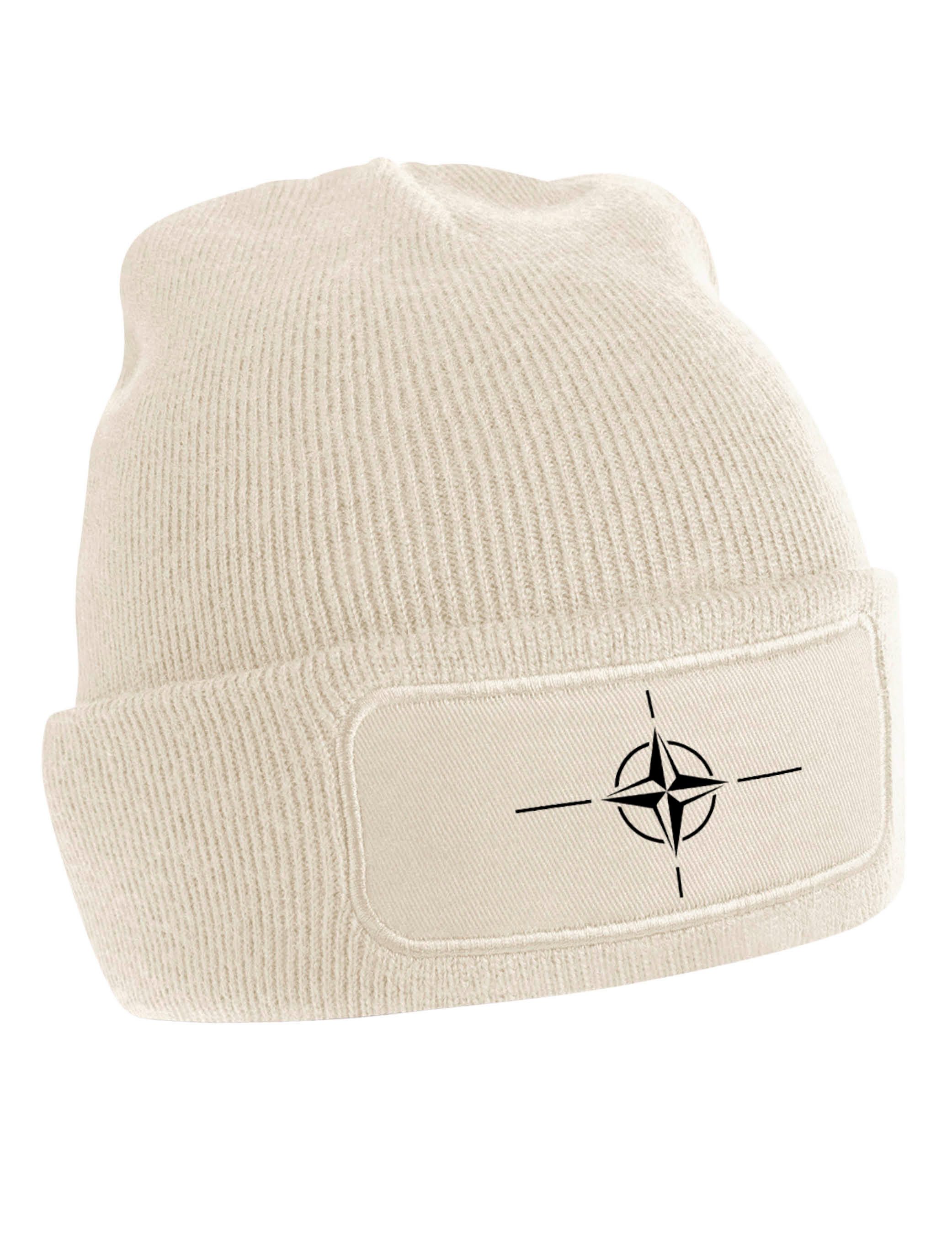 Youth Designz Beanie Unisex Kinder Beanie Mütze "NATO" Europäische Mächte Print Geschenk mit lustigen und stylischen Aufdruck für Jungen und Mädchen Statement