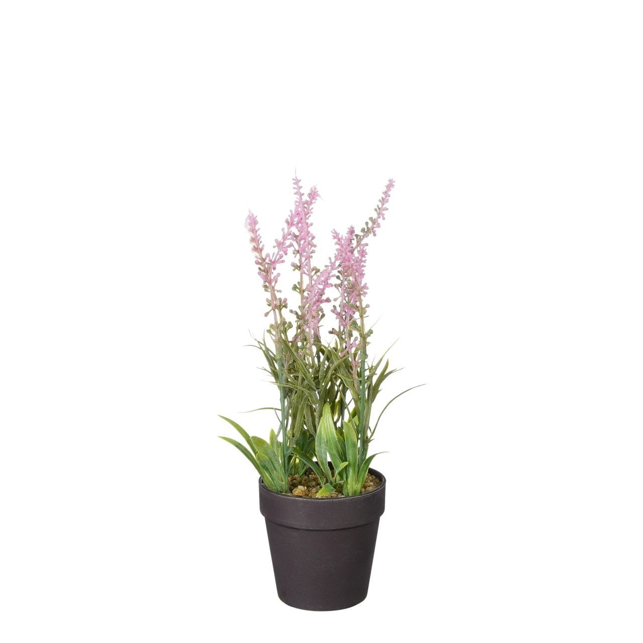 rosa x cm, künstlicher Topf 24 Kunstpflanze 10 Mica Decorations Lavendel im Mica