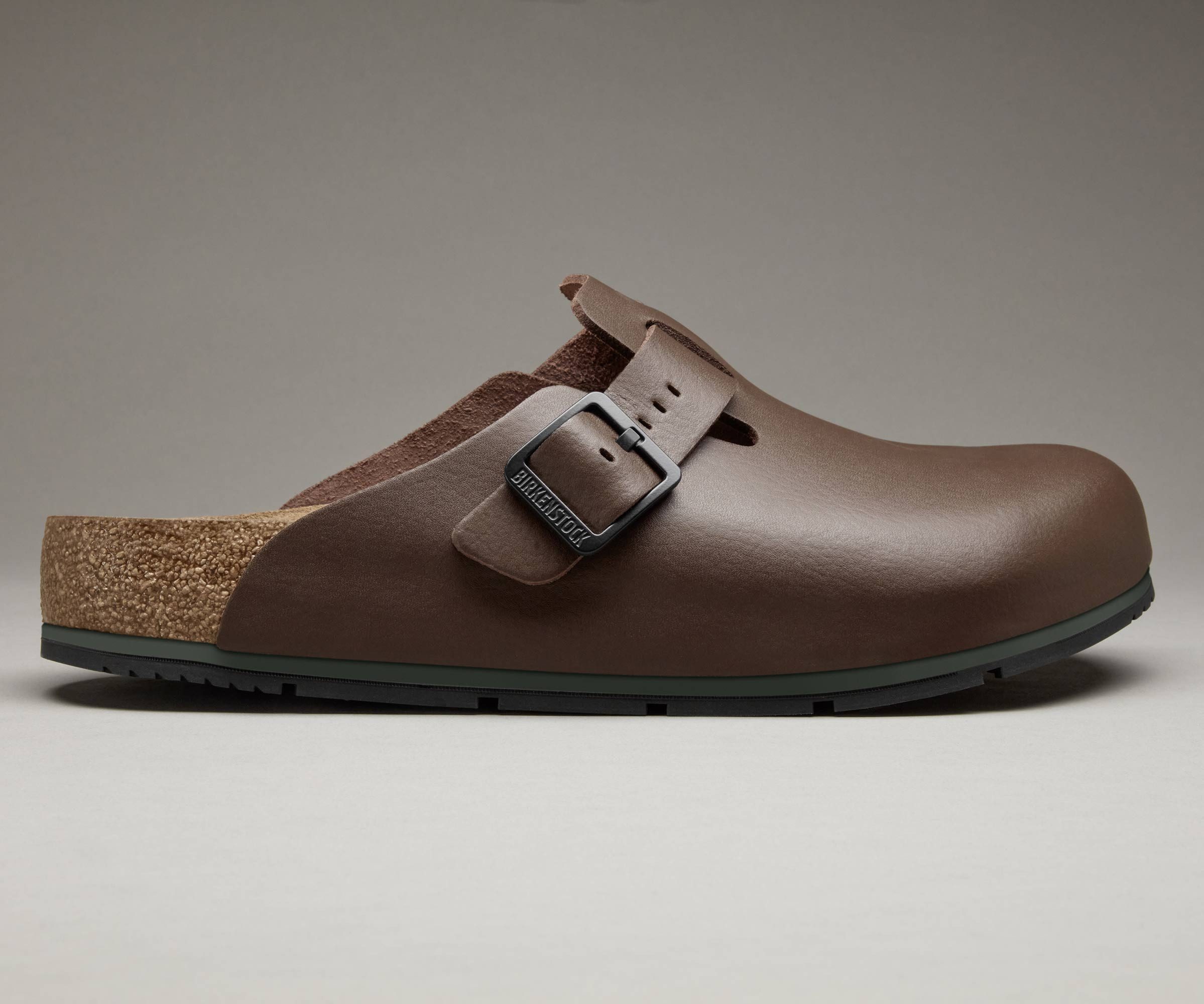 Birkenstock Damen Herren Boston Pro Hausschuhe Leder Pantoletten - Anatomischer Clog Zertifiziert EN ISO 20347:2043, Berufsschuhe für Medizin & Gastronomie – Bild 2 von 5