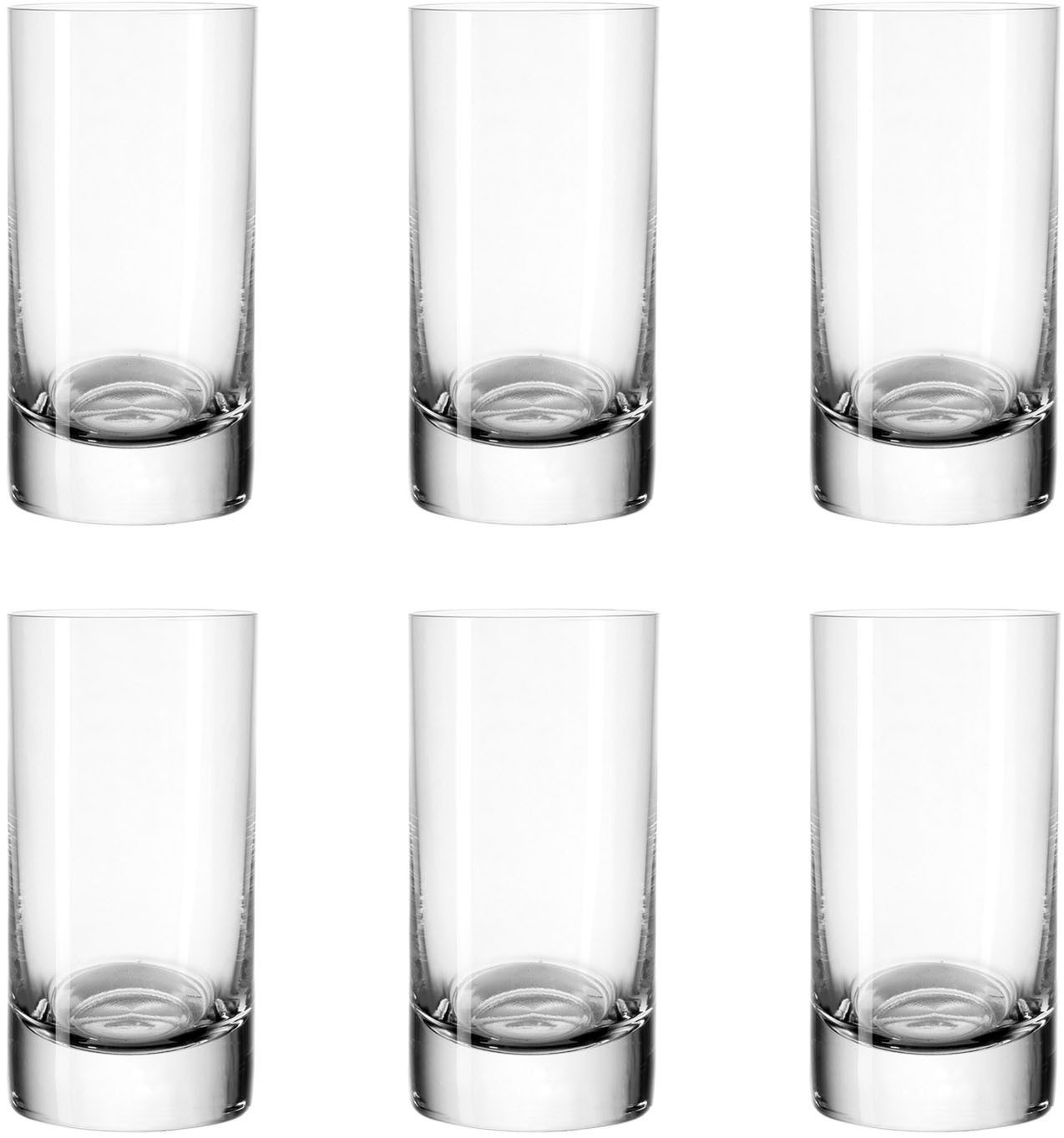 LEONARDO Schnapsglas EASY, 6-tlg., Kristallglas, 50 ml, 6-teilig