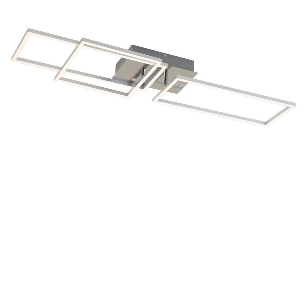 Briloner Leuchten LED Deckenleuchte 3136-018, Dimmfunktion, LED fest integriert, 2700K - Extra-Warmweiß, Moderne Wohnzimmer Deckenlampe dimmbar und schwenkbar 3000K