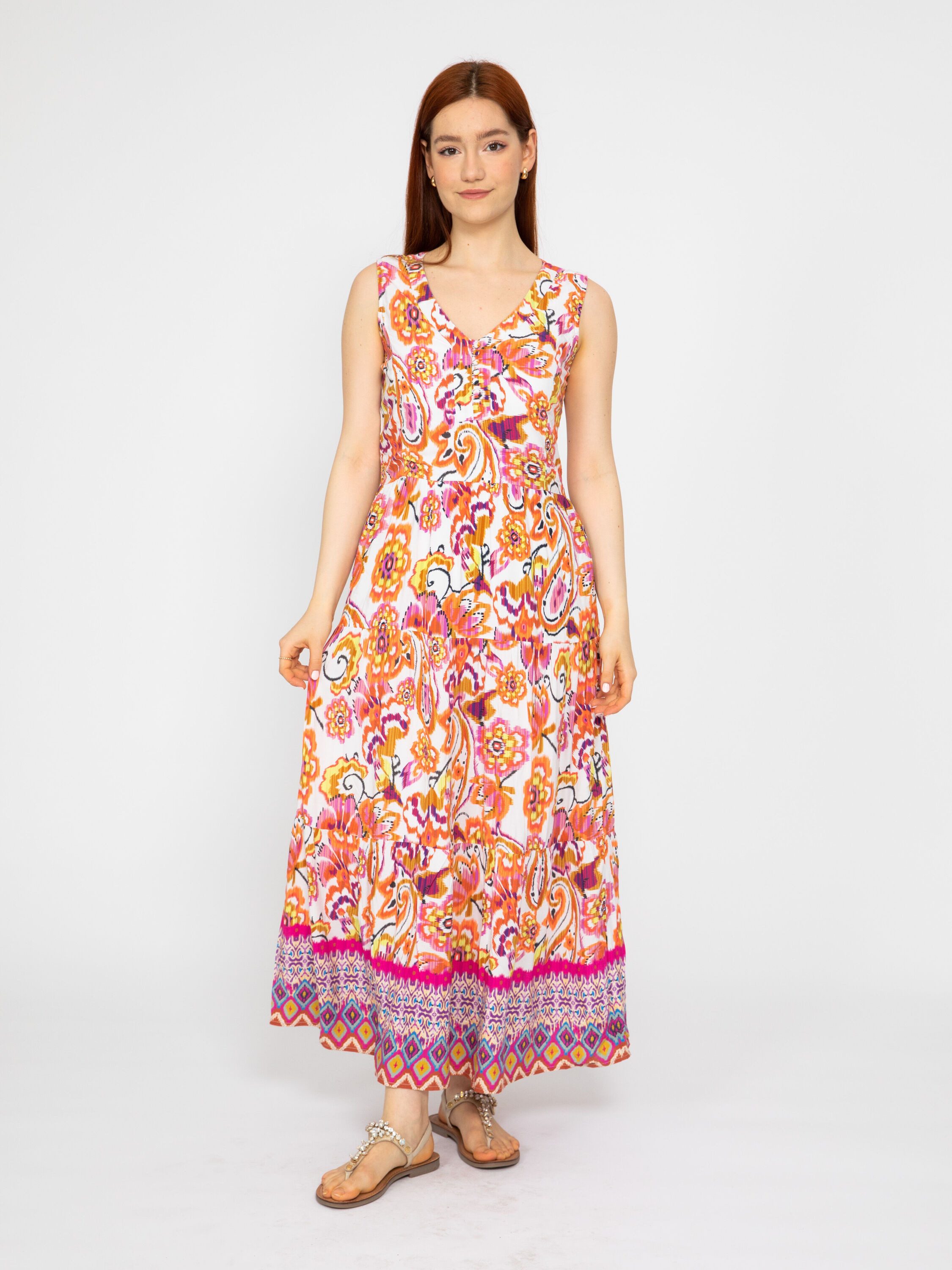 VICCI Germany A-Linien-Kleid (1-tlg) mit mehrfarbigem günstig online kaufen