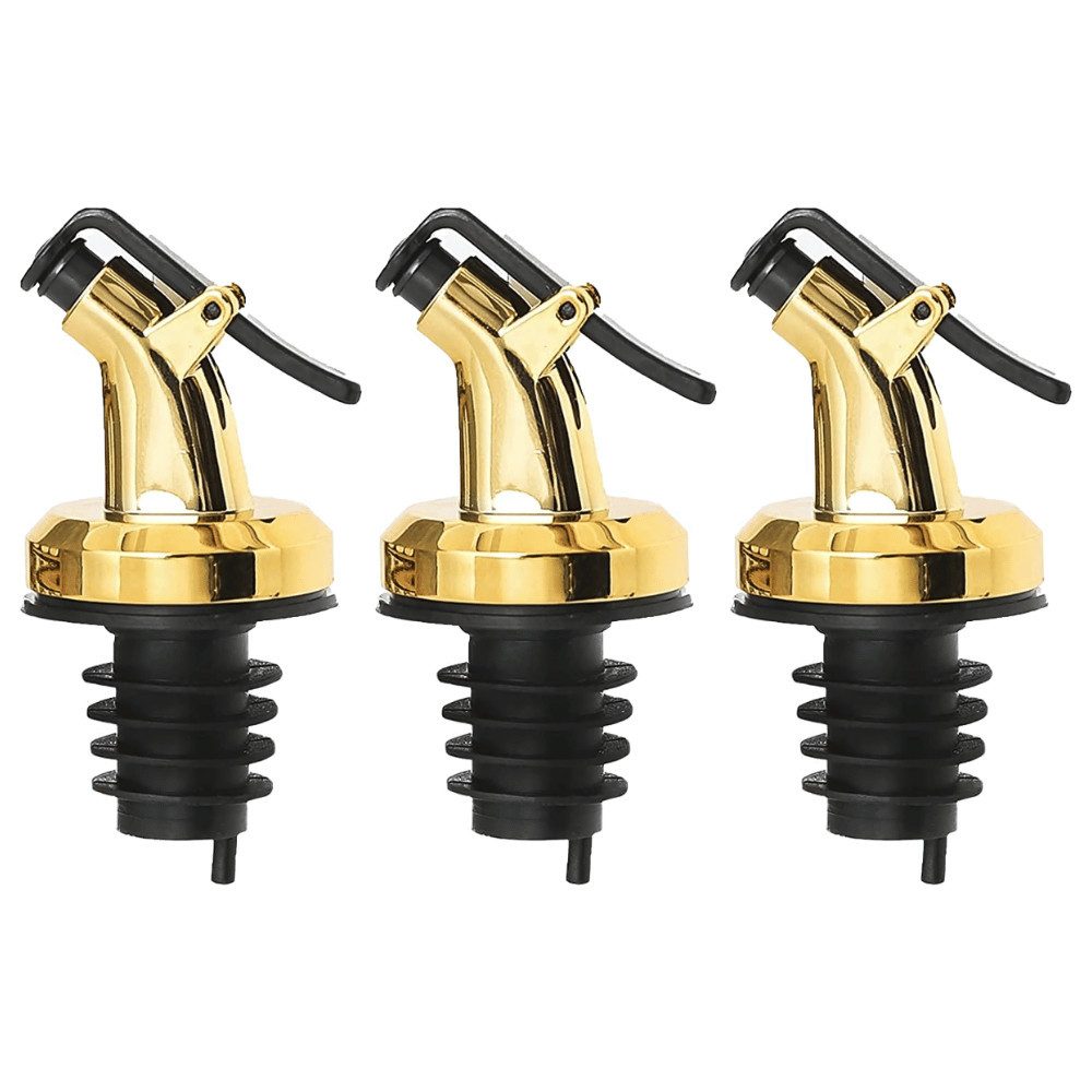 Layba Flaschenausgießer Flaschenausgießer aus Lebensmittelechtem Kunststoff Öl Essig Выливная, Set, 3-St., 3 Flaschen Выливная