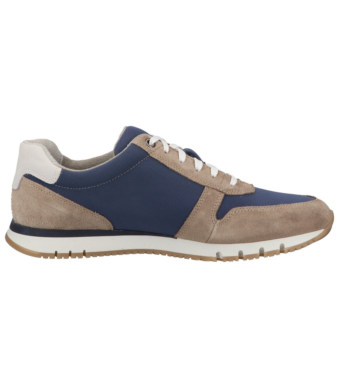 Pius Sneaker Beige Blau Sneaker Veloursleder/Synthetik Gabor