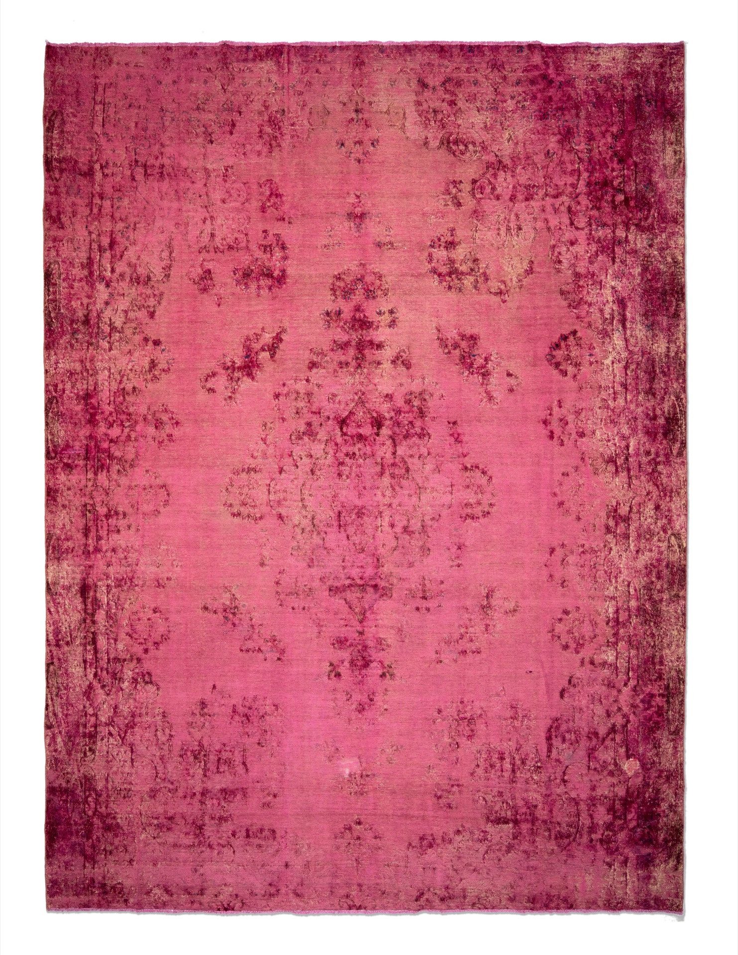 hadys Designteppich Vintage Teppich rot/rosa