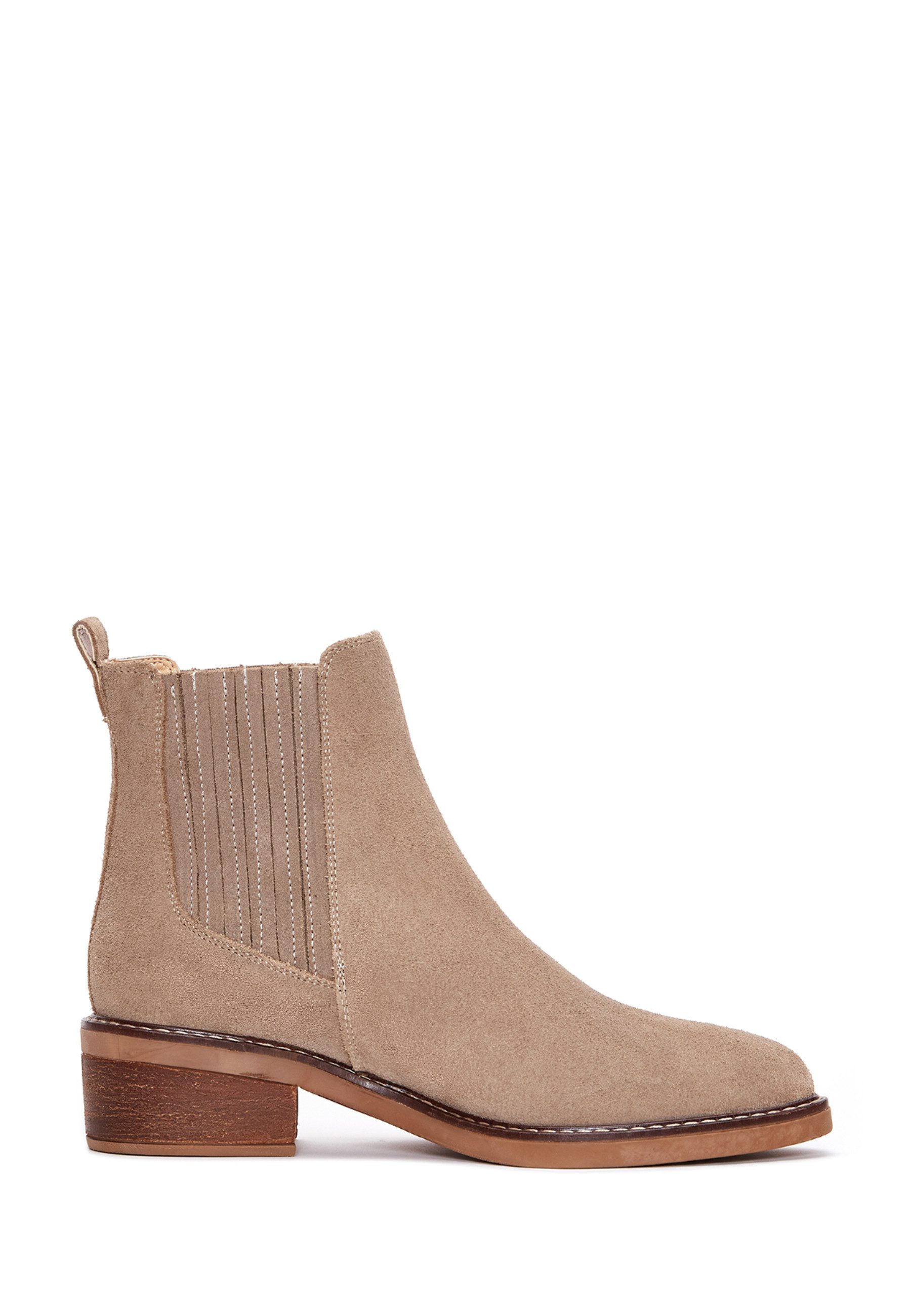 Derimod Chelsea-Stiefel aus Leder Chelseaboots Textilfutter, Thermosohle, Absatz 2,5 cm