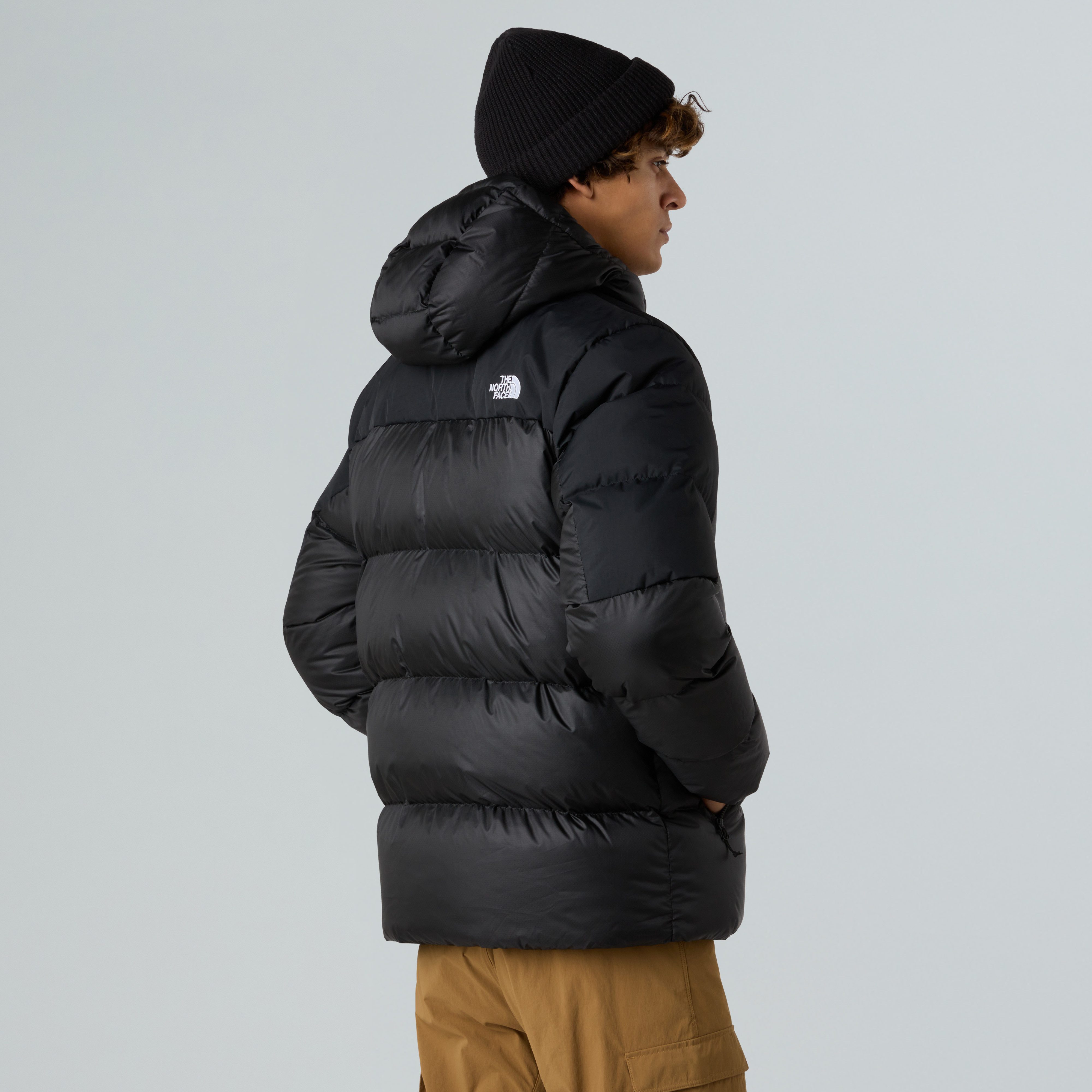 The North Face Daunenjacke M DIABLO DOWN 2.0 HOODIE winddicht, wasserabweisendes Obermaterial, mit Reißverschlusstaschen – Bild 3 von 4
