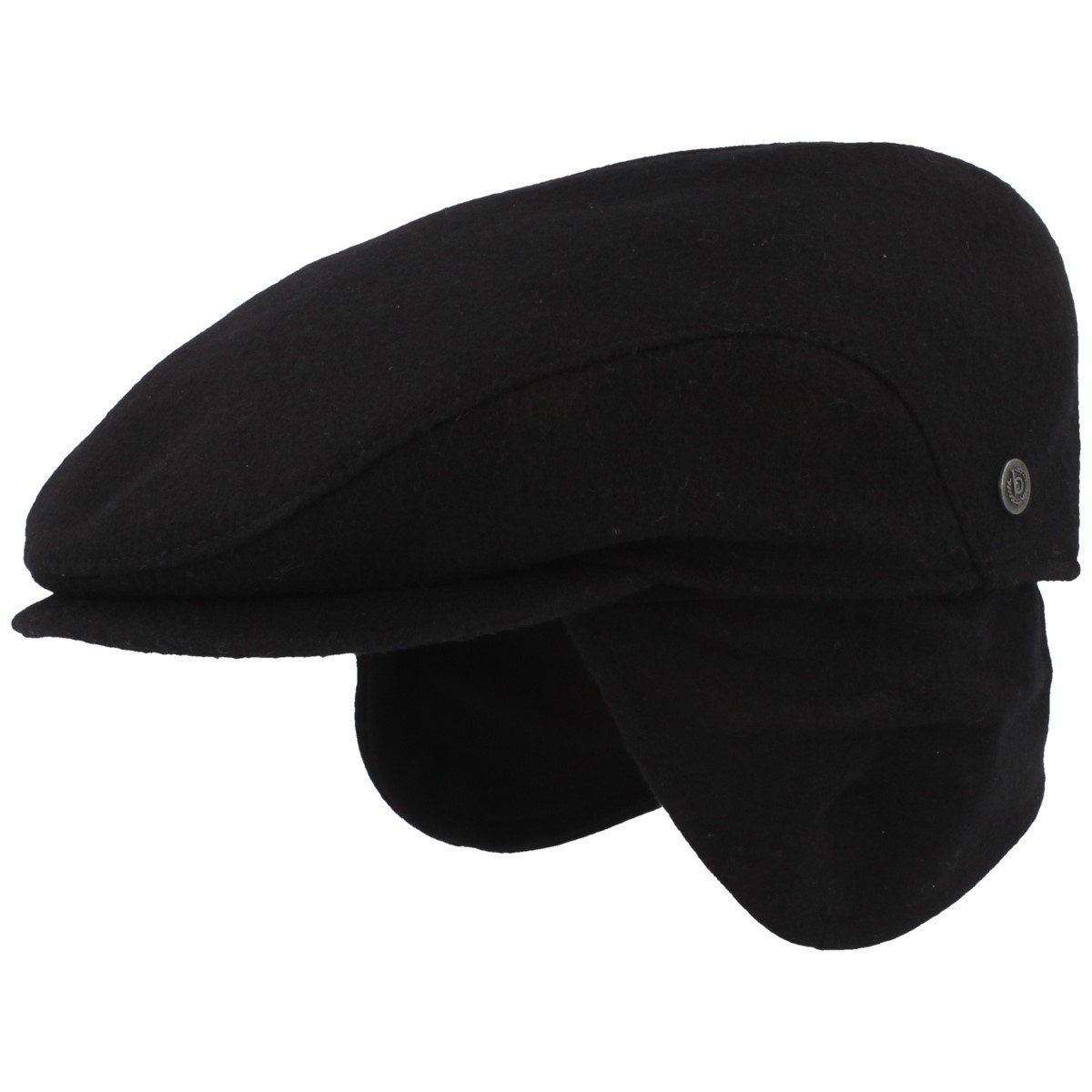 bugatti Schiebermütze einfarbig mit Ohrenschutz und Windstopper