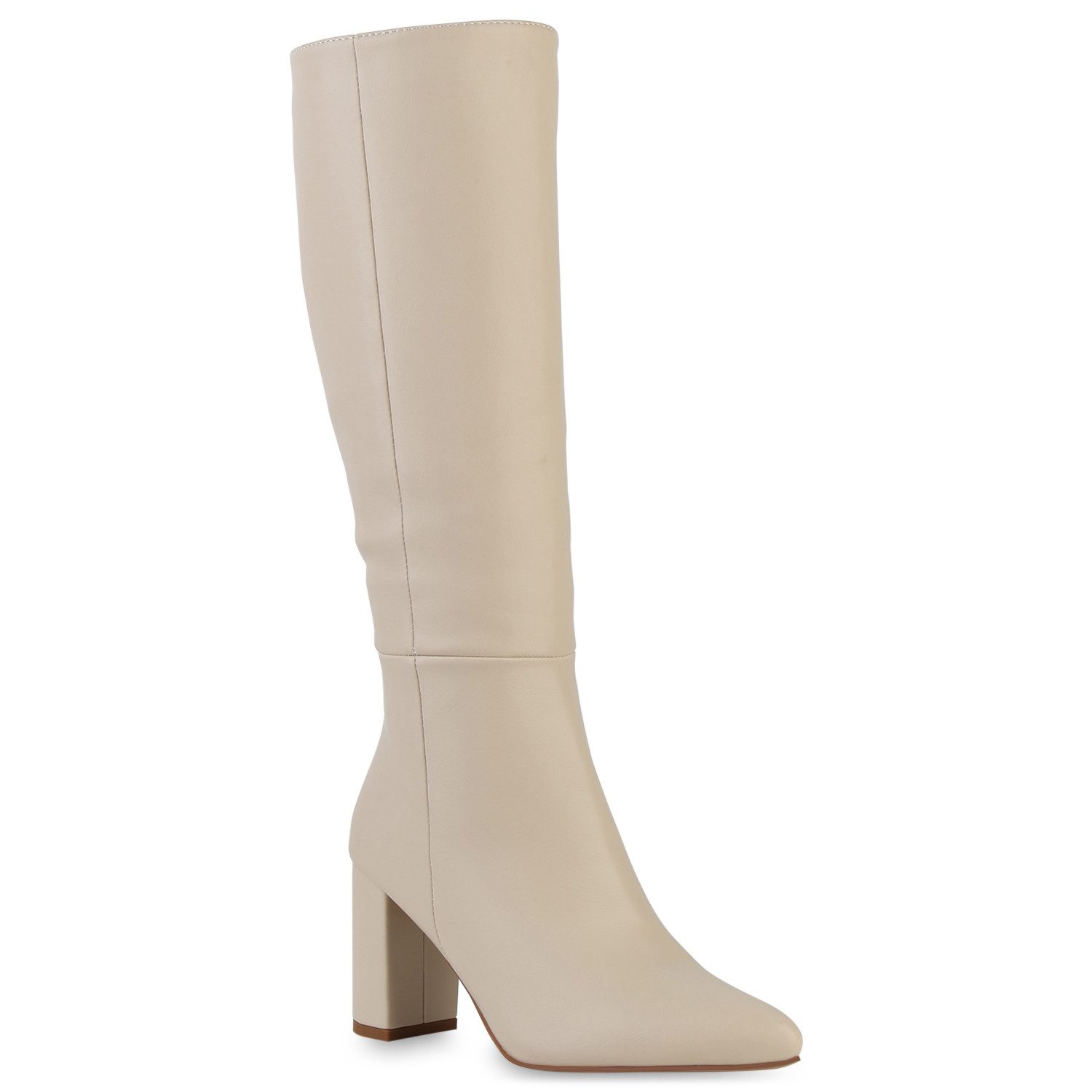VAN HILL 840612 Stiefel Damen Leicht Gefütterte Klassische Stiefel Spitze Basic