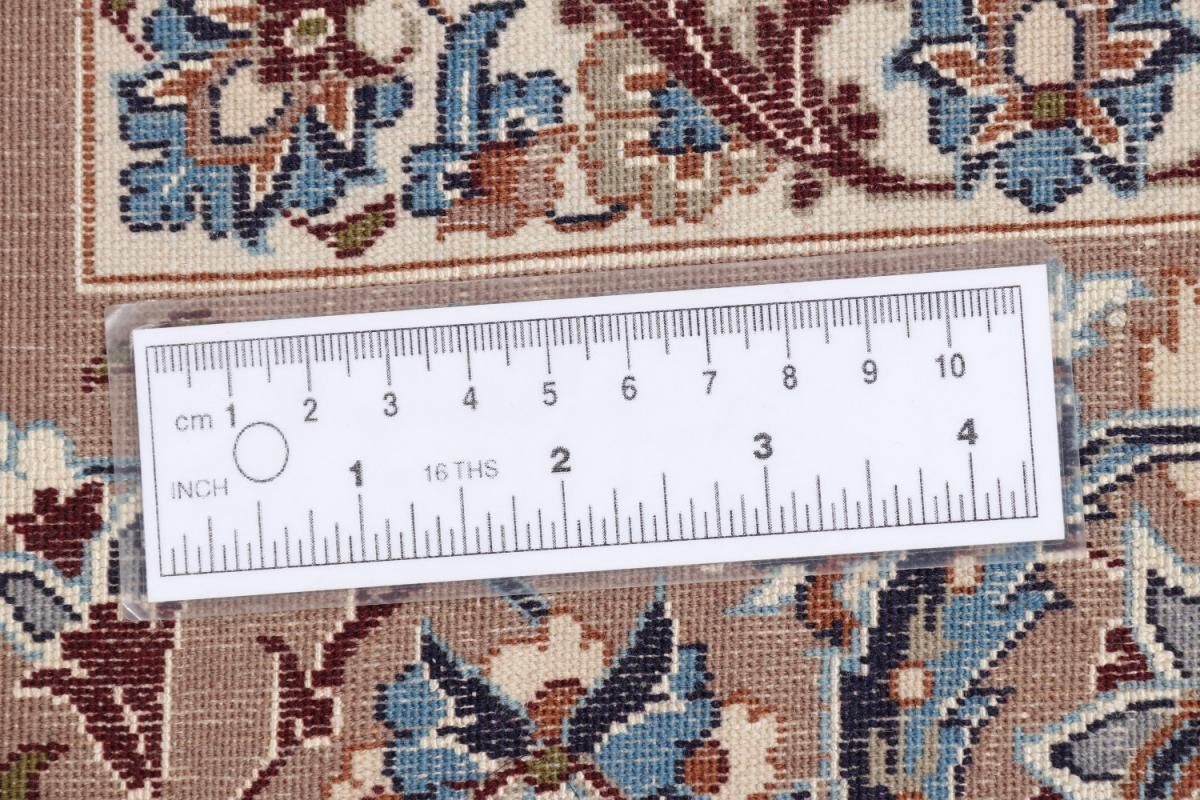 Orientteppich Isfahan Seidenkette 158x233 Handgeknüpfter Höhe: Trading, Orientteppich, mm 6 Nain rechteckig