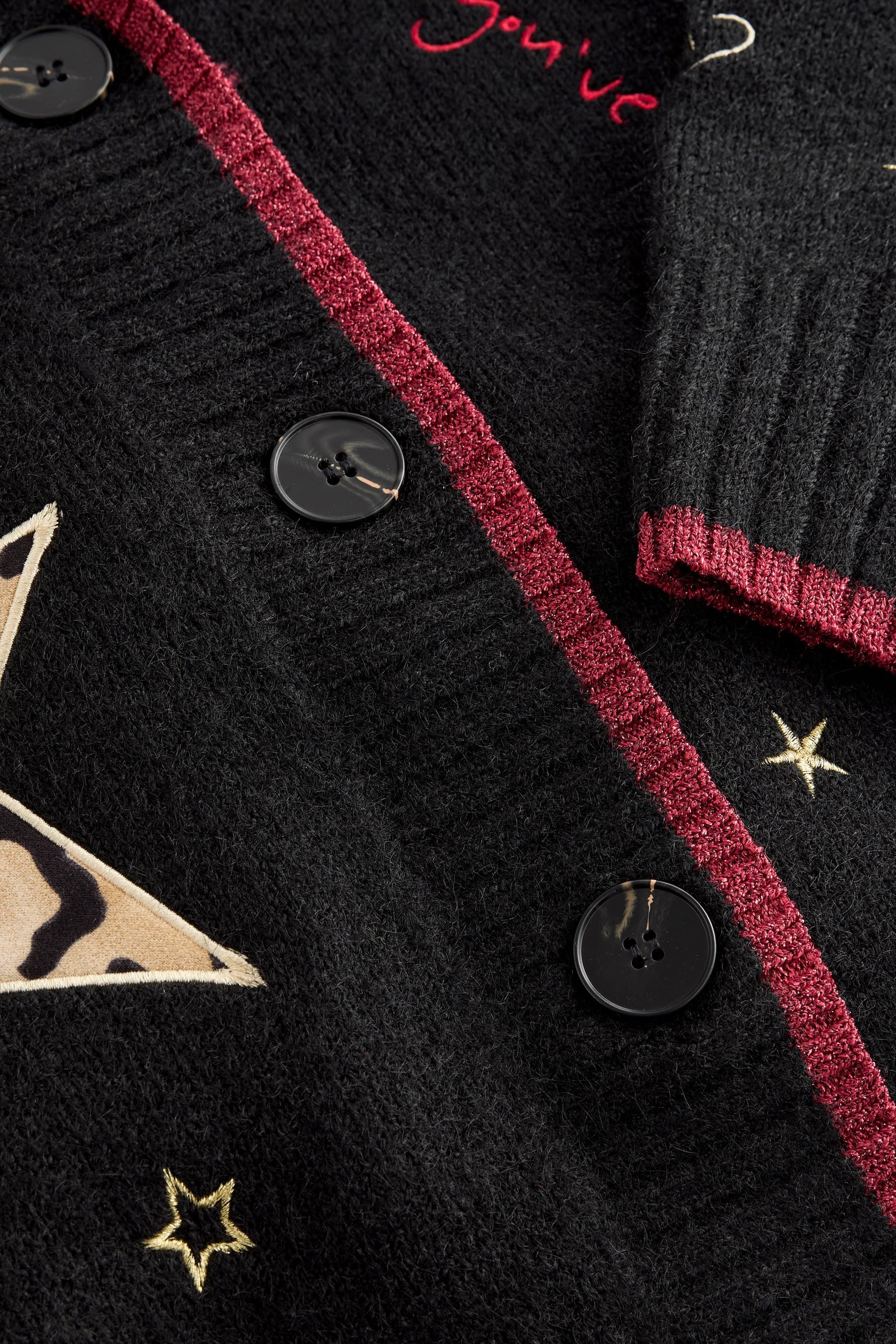 Rockett St George Strickjacke Rockett St George Strickjacke, Weihnachtsstickerei (1-tlg)